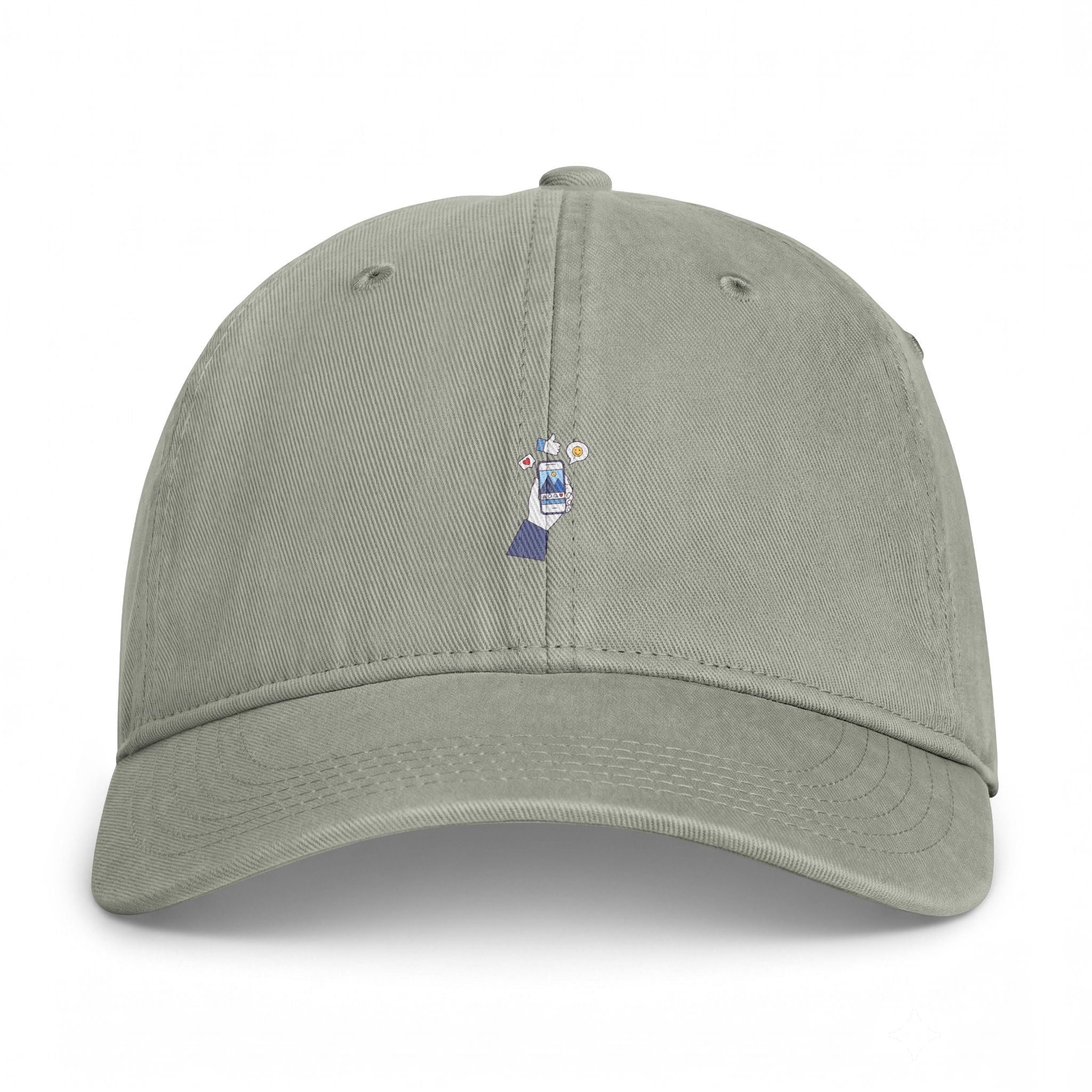 Coastal Washed Cap - Embroidered Seagull Beach Dad Hat