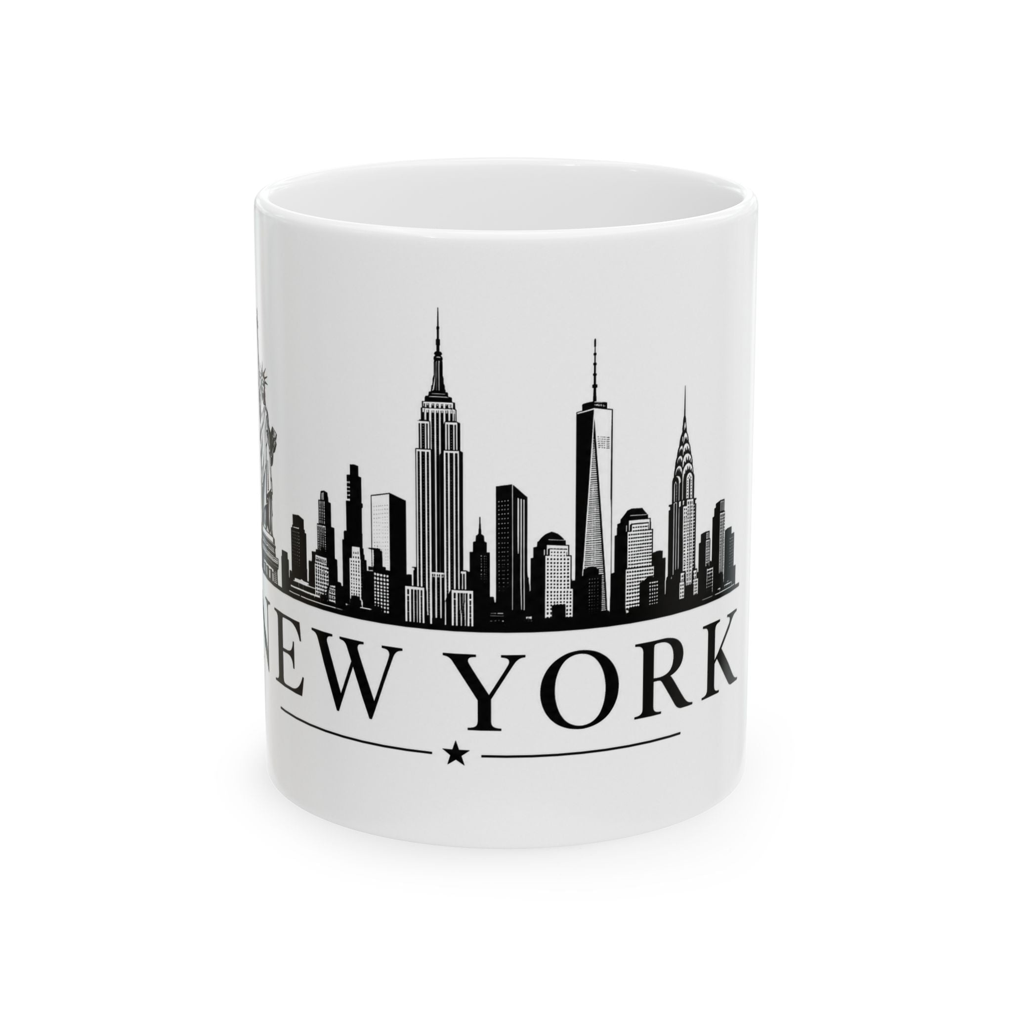 New York Skyline Mug | NYC Cityscape Ceramic Coffee Mug