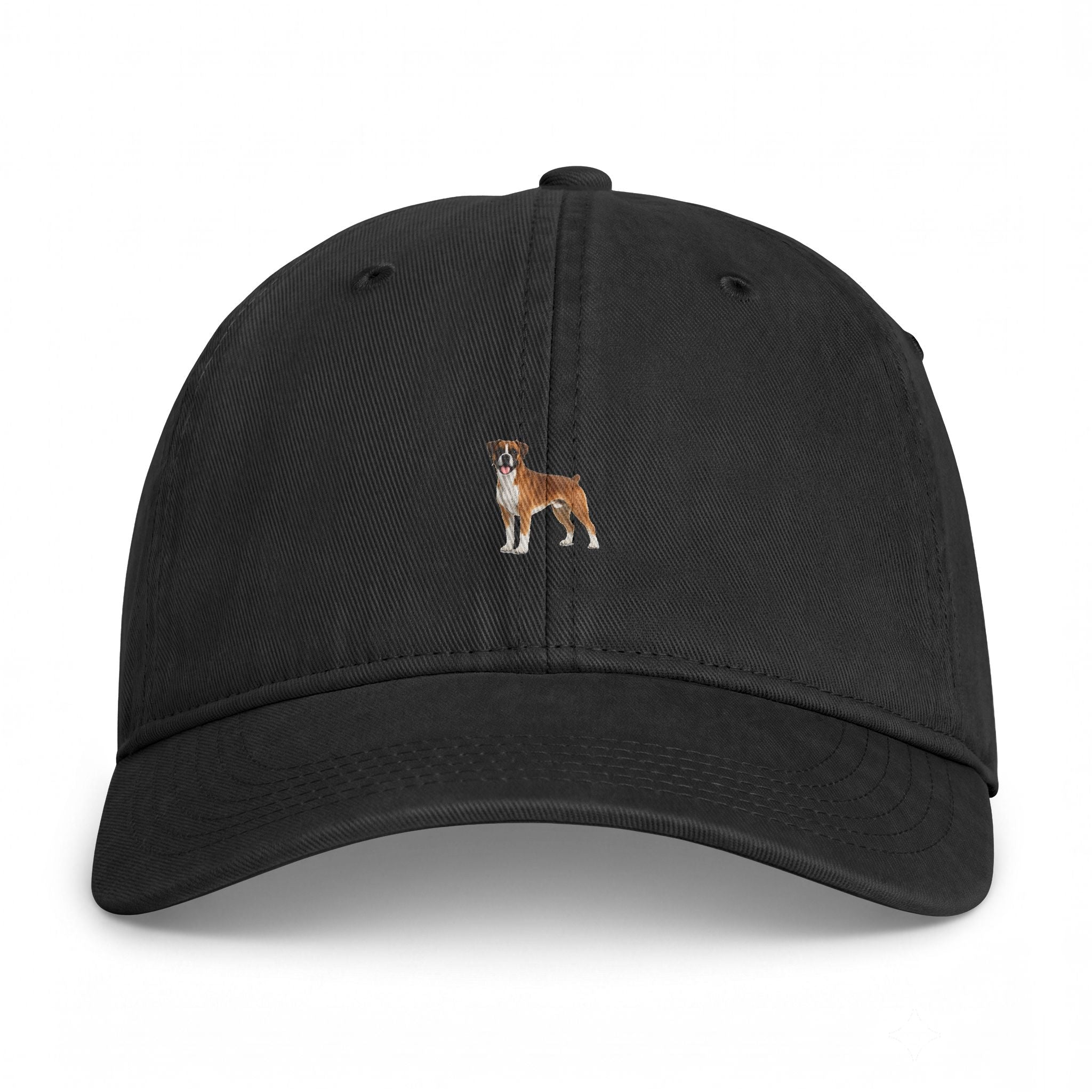 Washed Coastal Cap — Embroidered Dog Baseball Hat