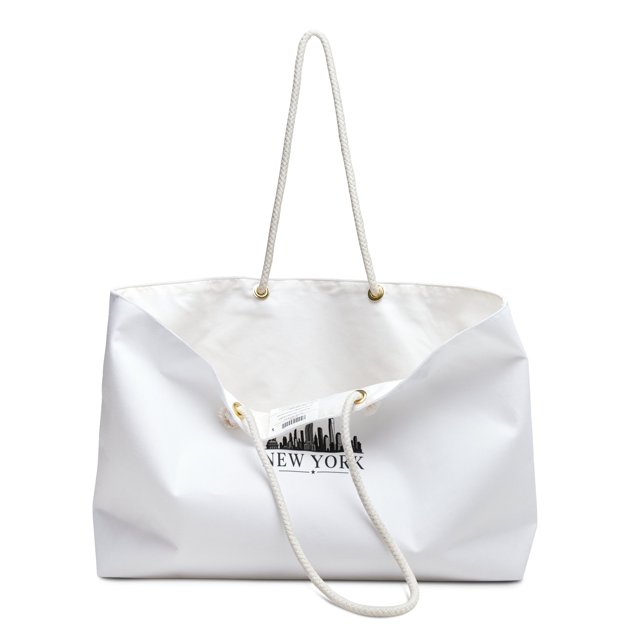 New York skyline Weekender Bag | City skyline travel tote