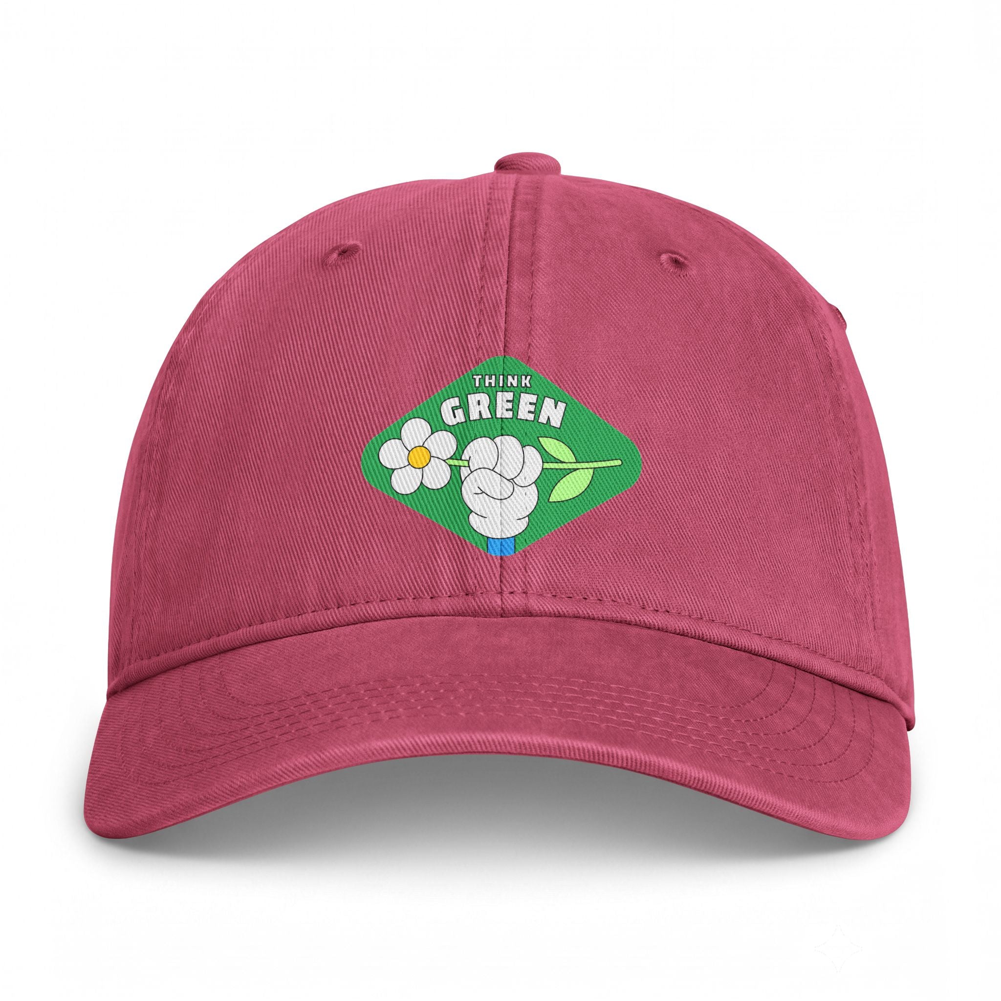 Think Green Floral Patch Cap