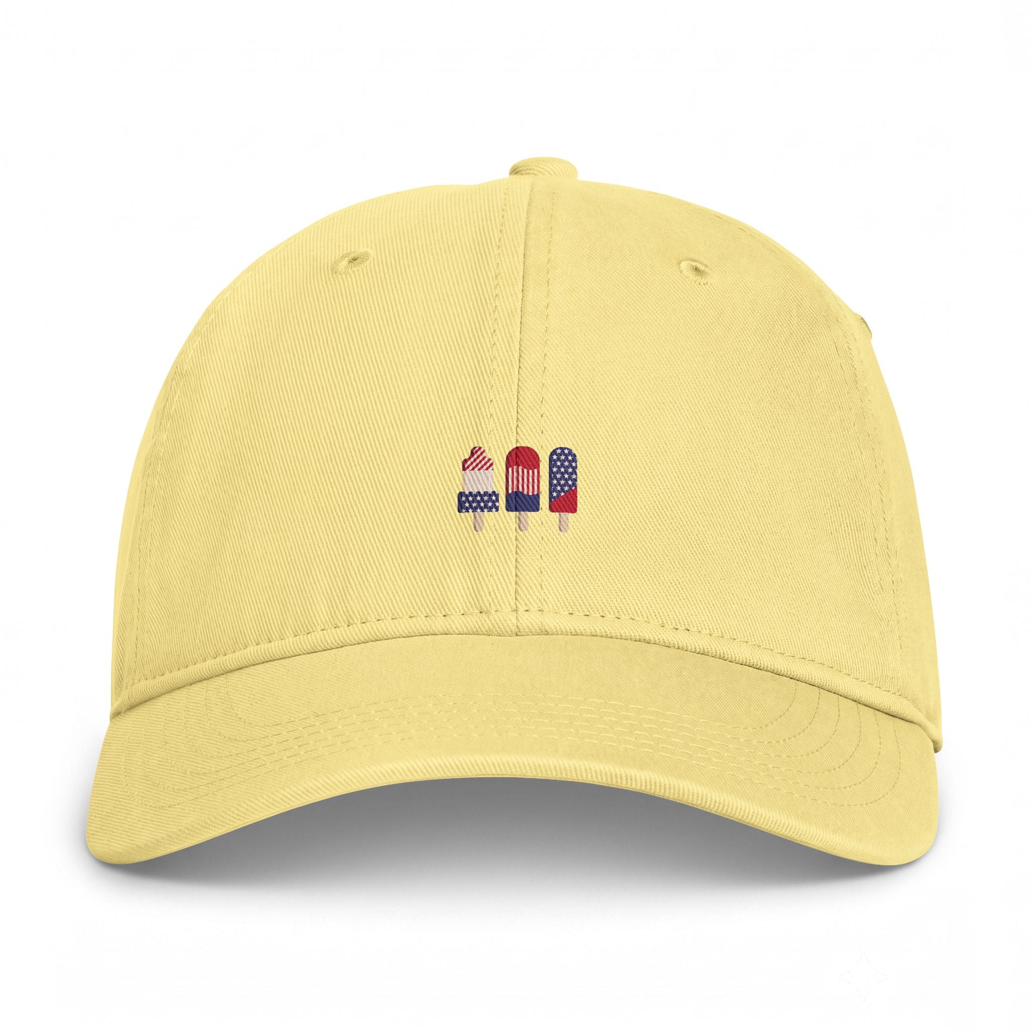 Patriotic Popsicle Dad Hat — Coastal Washed Cap