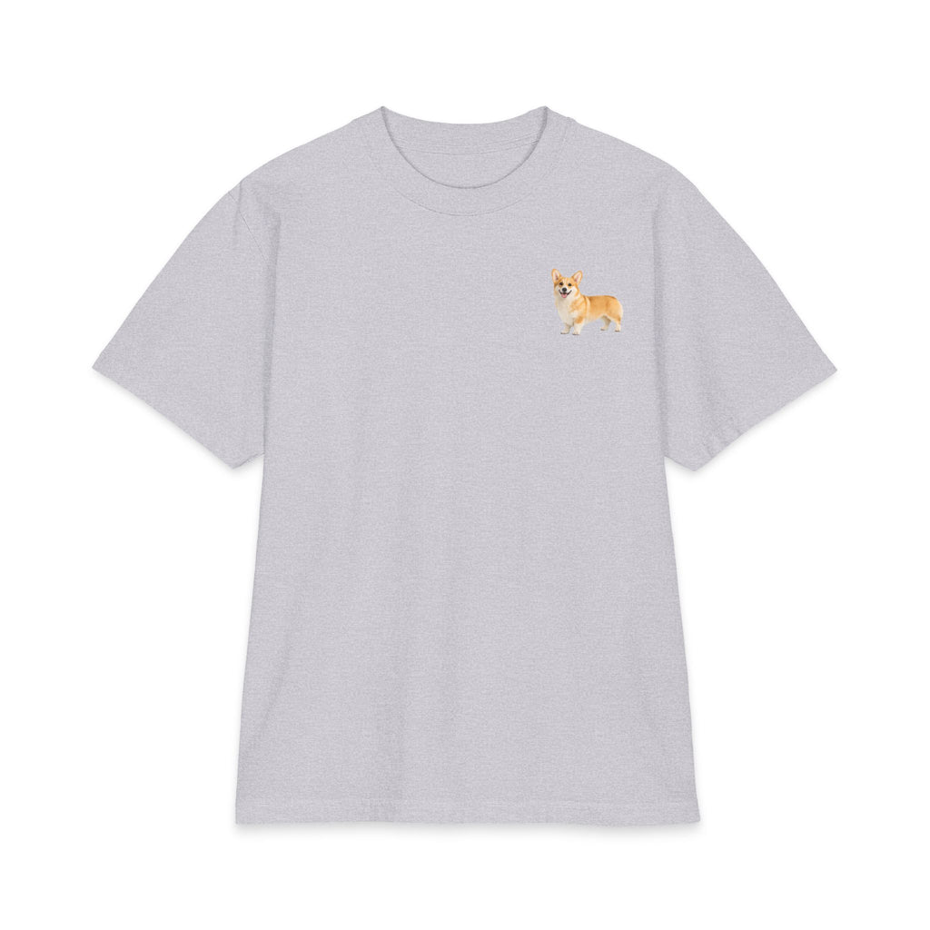 Tiny Corgi Portrait T-Shirt | Small Chest Dog Illustration