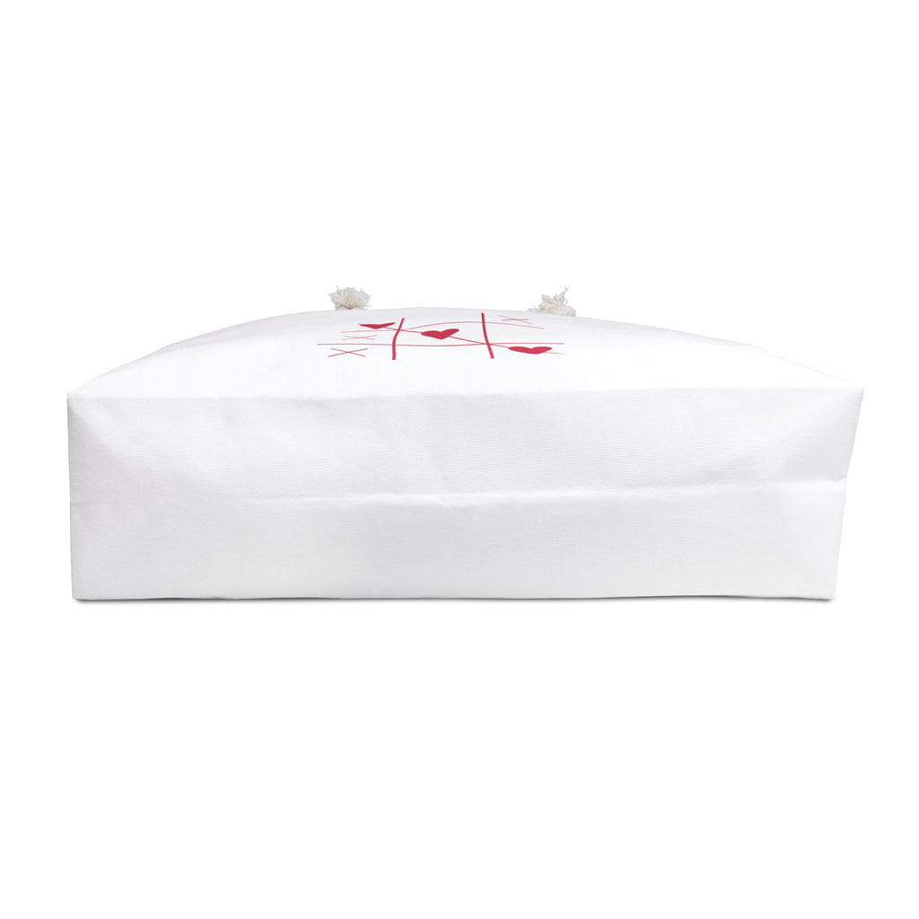 Heart Tic Tac Toe Weekender Bag | Valentine Love Beach Tote