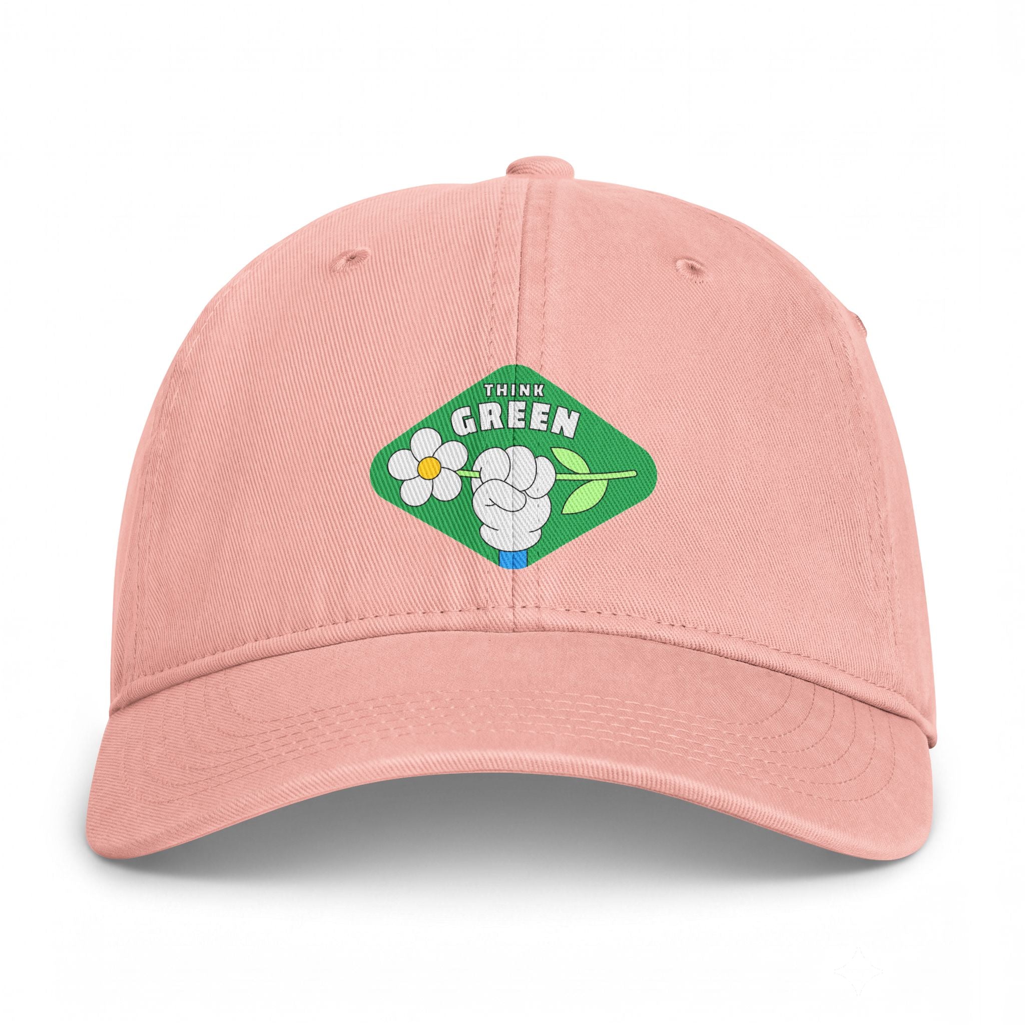 Think Green Floral Patch Cap