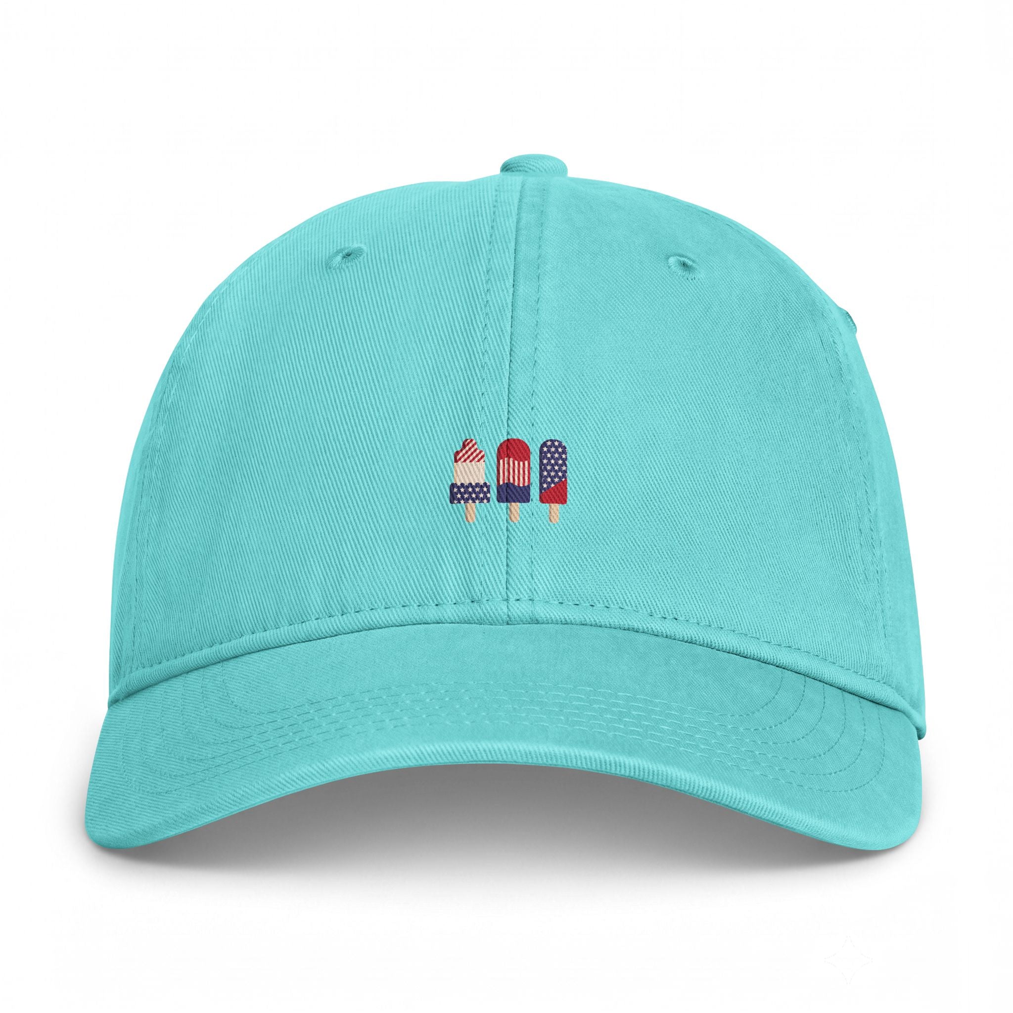 Patriotic Popsicle Dad Hat — Coastal Washed Cap