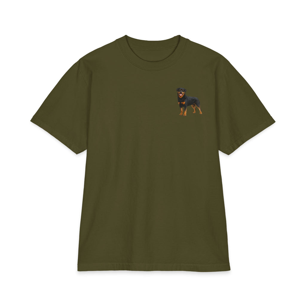 Rottweiler Illustration T-Shirt | Small Chest Dog Graphic Tee