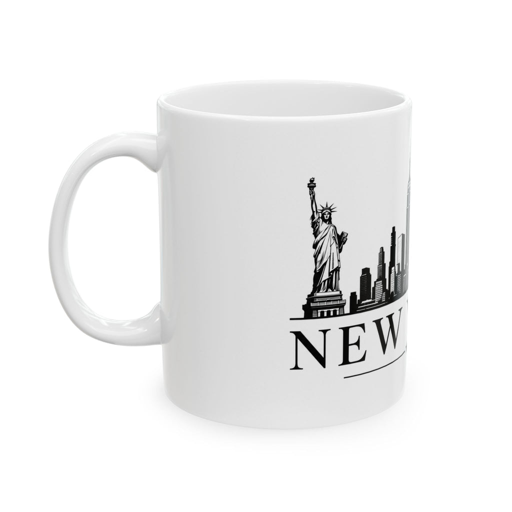 New York Skyline Mug | NYC Cityscape Ceramic Coffee Mug