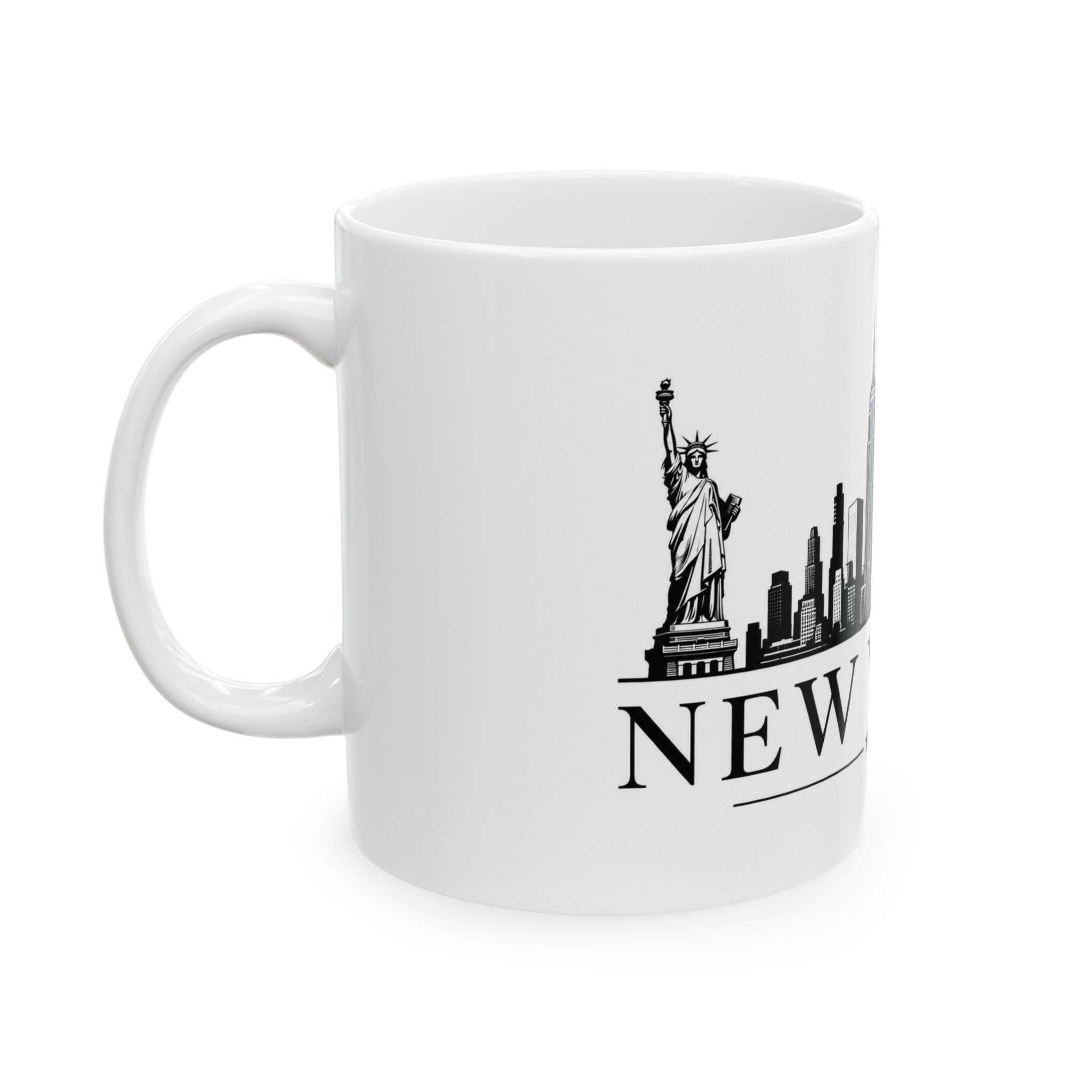 New York Skyline Mug | NYC Cityscape Ceramic Coffee Mug