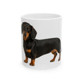 Dachshund Illustration Mug | Ceramic Coffee Cup 11oz 15oz