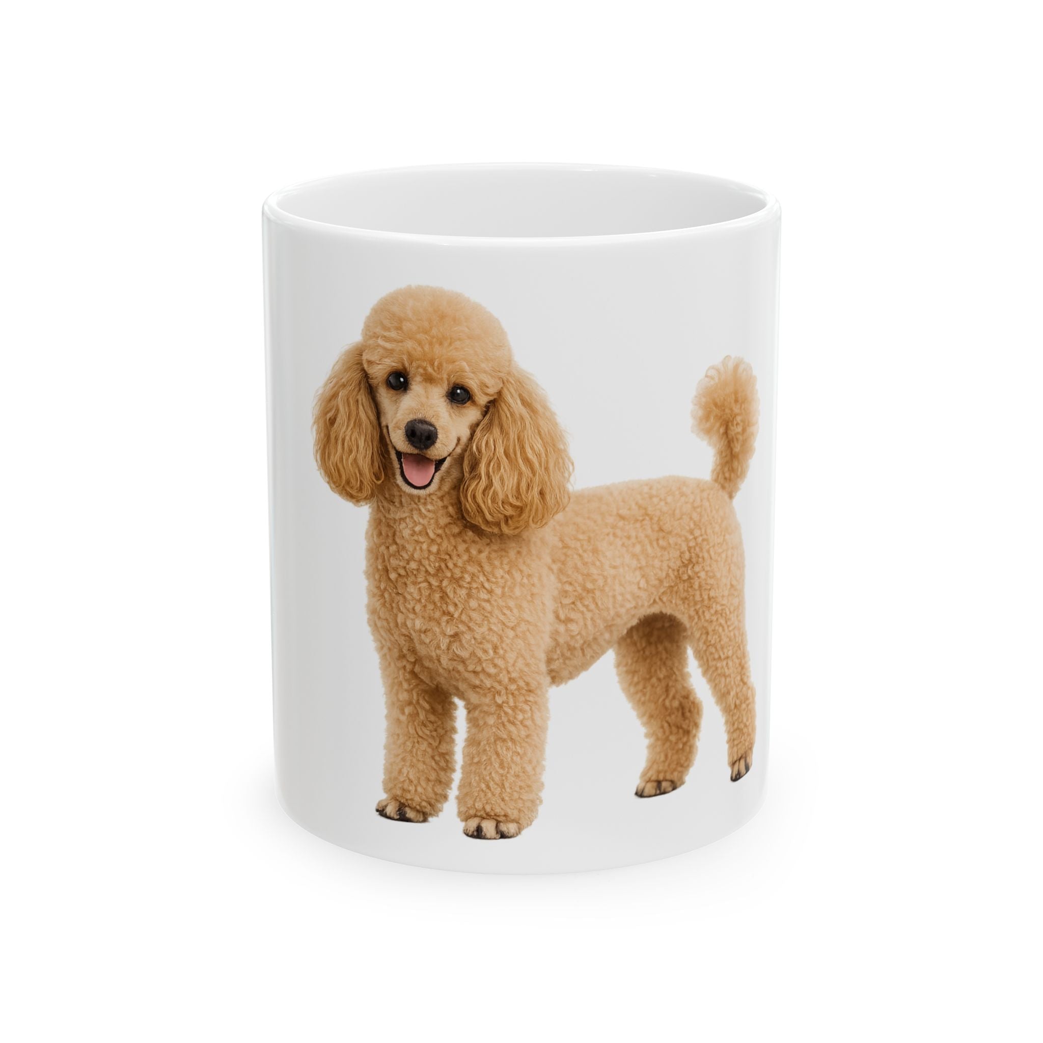 Apricot Poodle Mug | Ceramic Dog Photo Coffee Cup