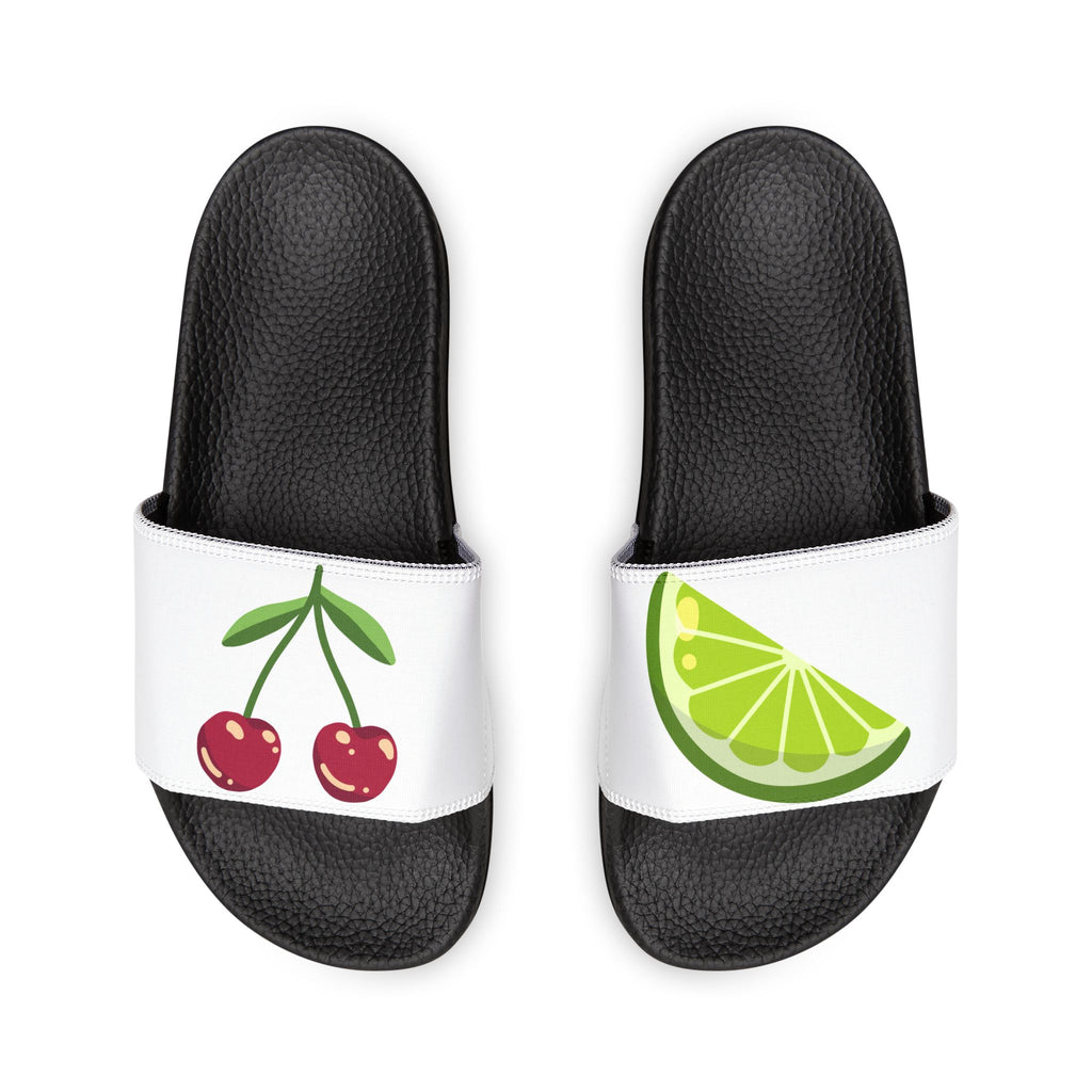 Tropical Leaf Slide Sandals | Removable Strap Sandal