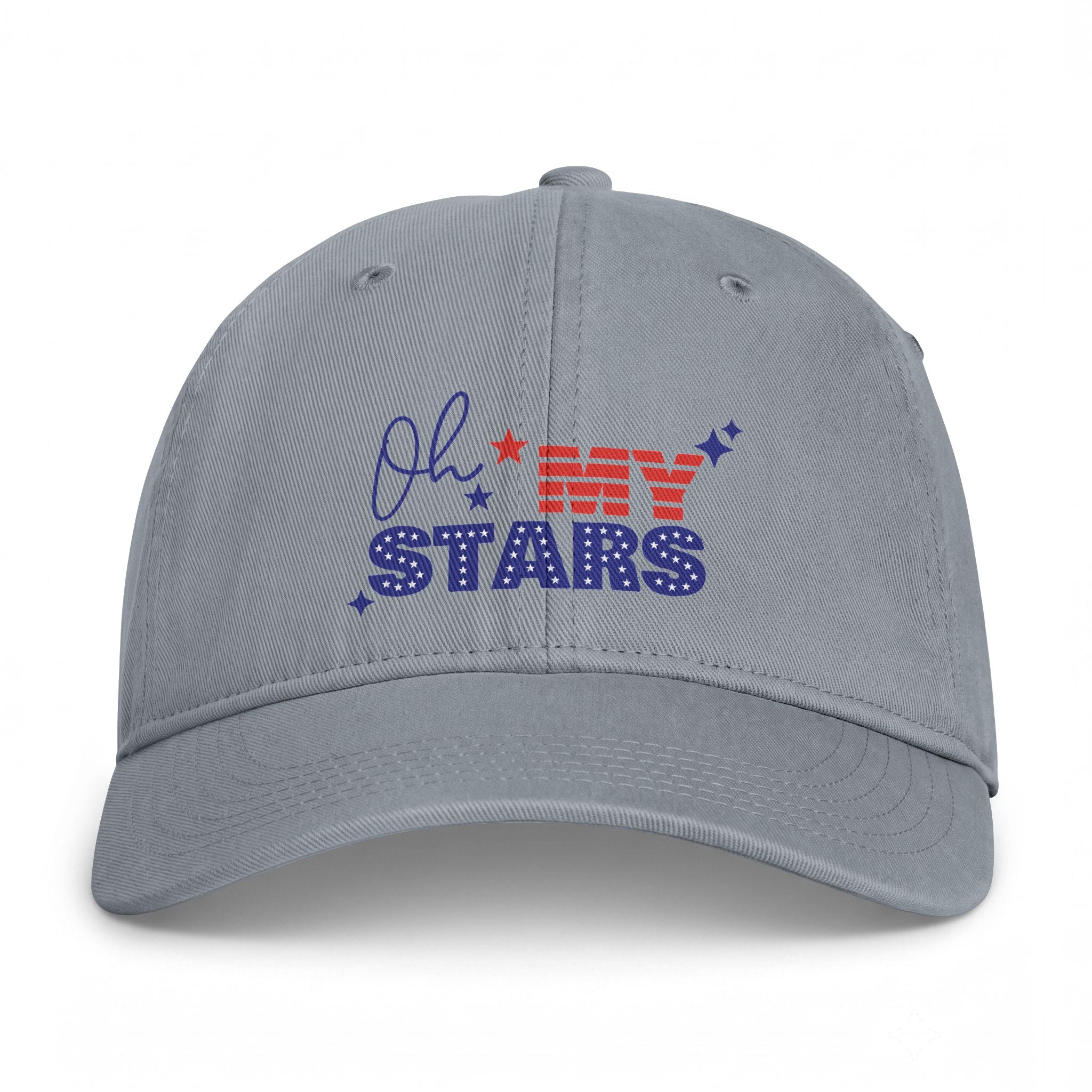 Oh My Stars Cap — Patriotic Distressed Dad Hat