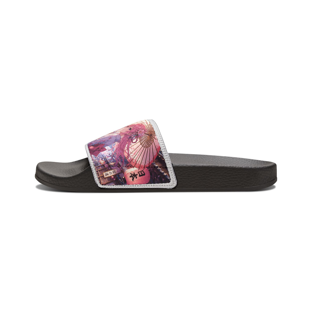 Pink Anime Girl Lanterns Sandals | Slide
