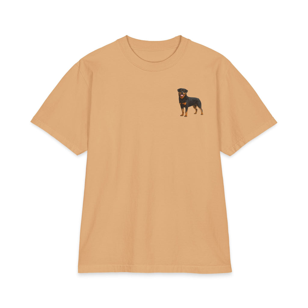 Rottweiler Illustration T-Shirt | Small Chest Dog Graphic Tee