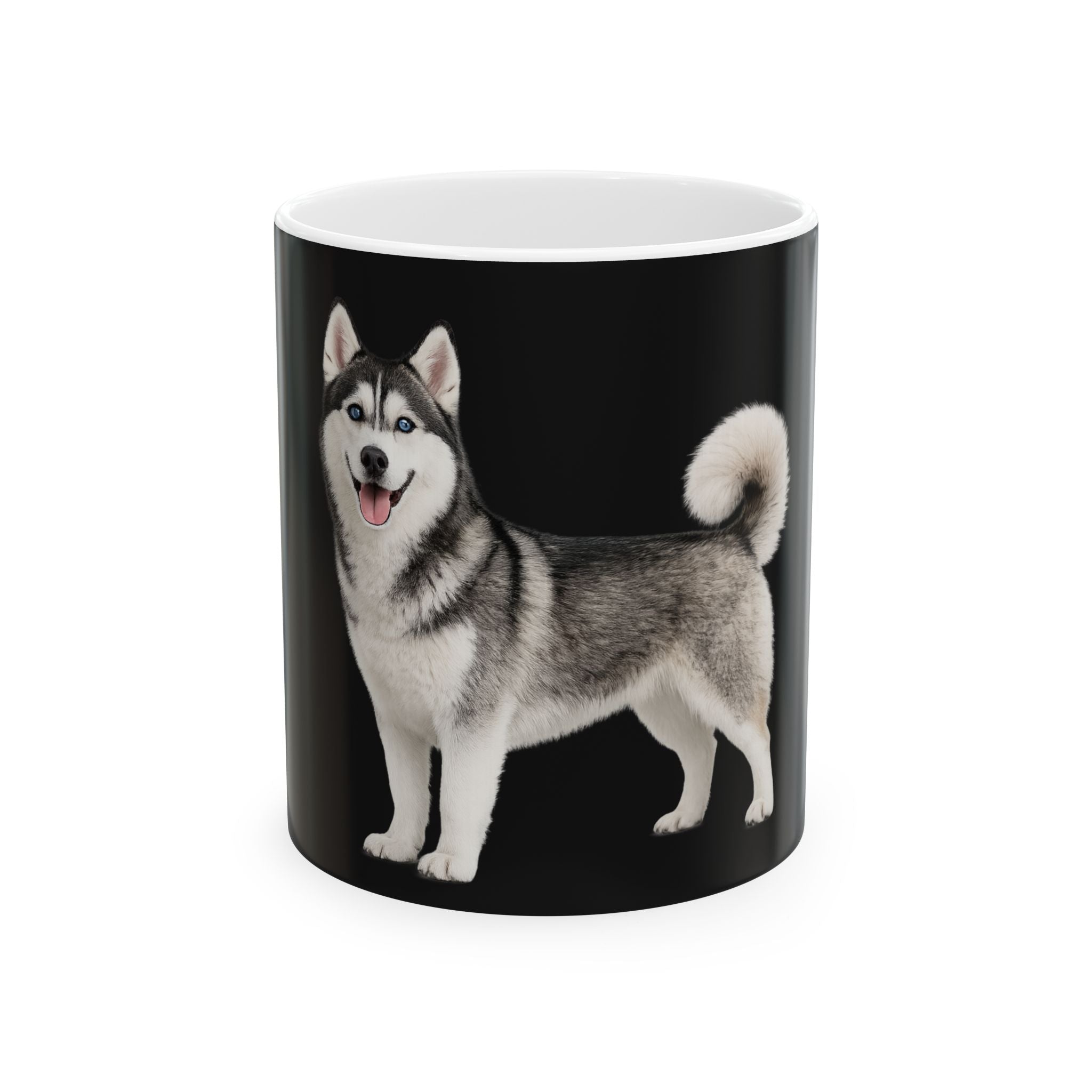 Siberian Husky Illustration Mug | Ceramic Coffee Cup