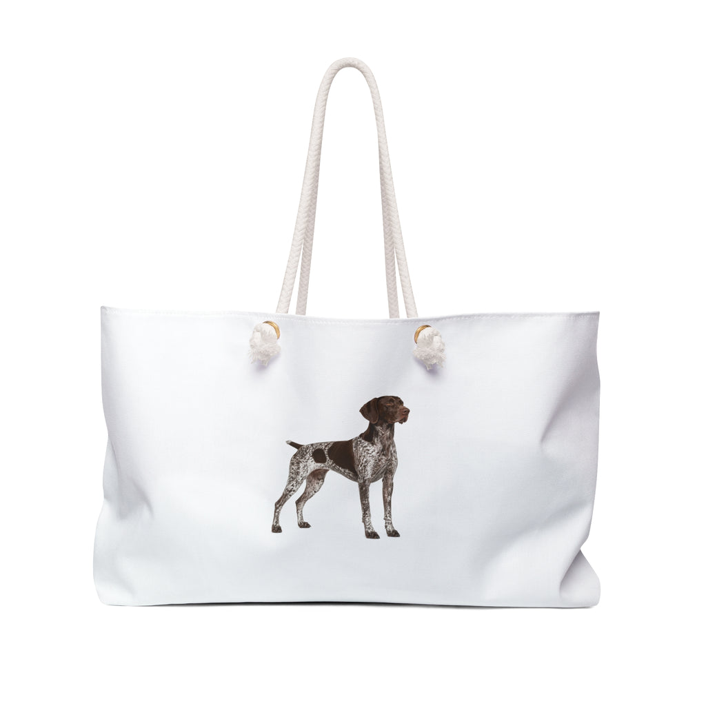 German Shorthaired Pointer Weekender Bag | Dog Print Travel Tote