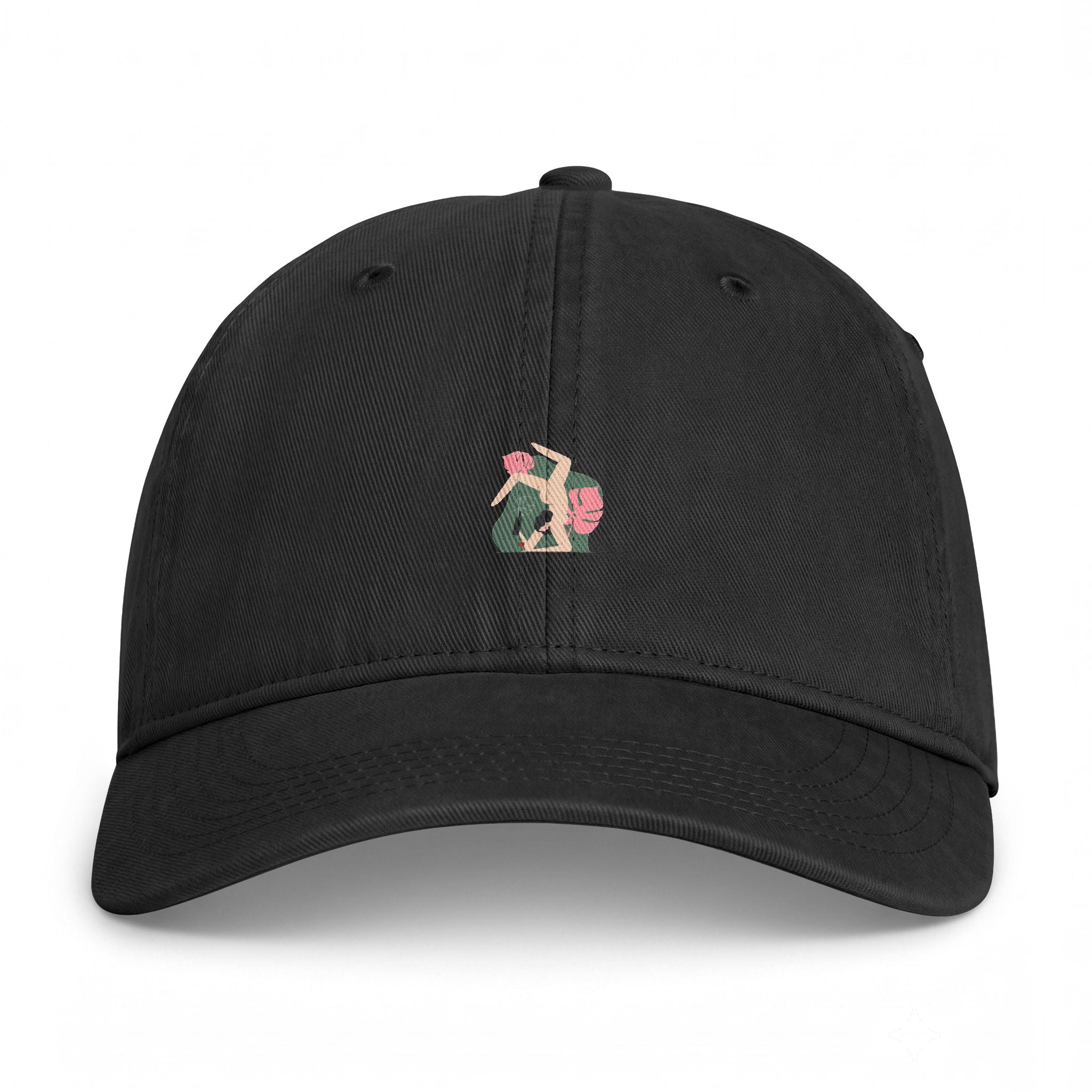 Coastal Washed Cap — Embroidered Retro Surfing Lobster Dad Hat