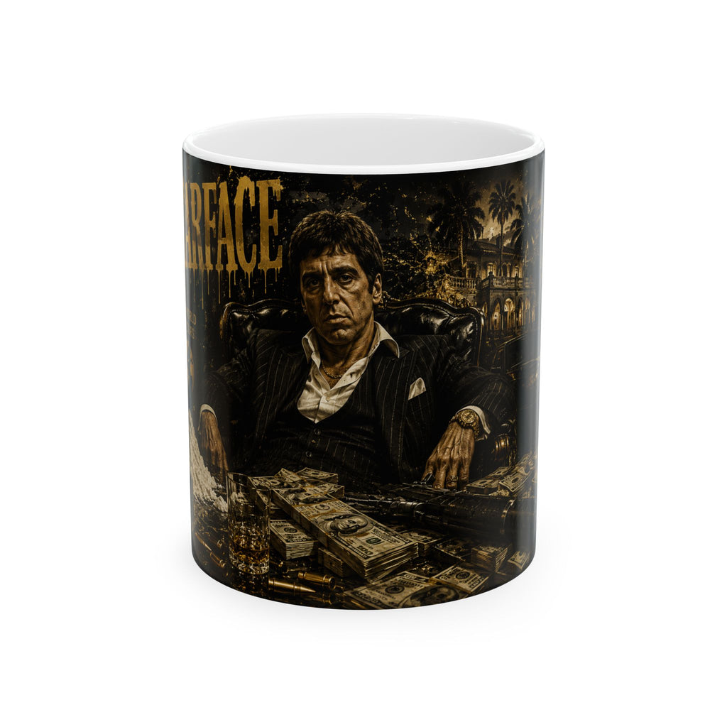 Scarface Al Pacino Portrait Mug | Ceramic Coffee Cup 11oz 15oz