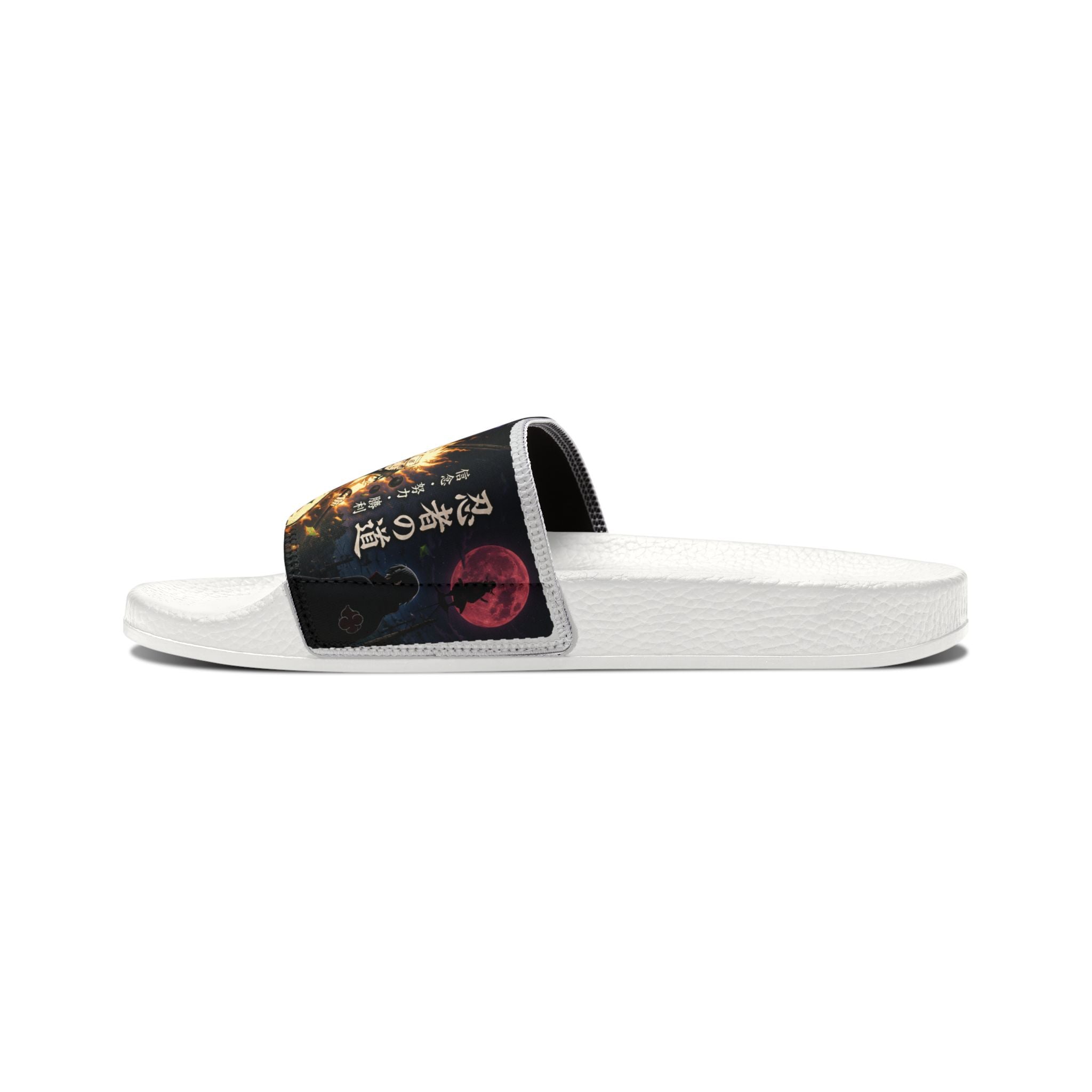 Naruto Character Collage Sandals | Removable Strap Slide