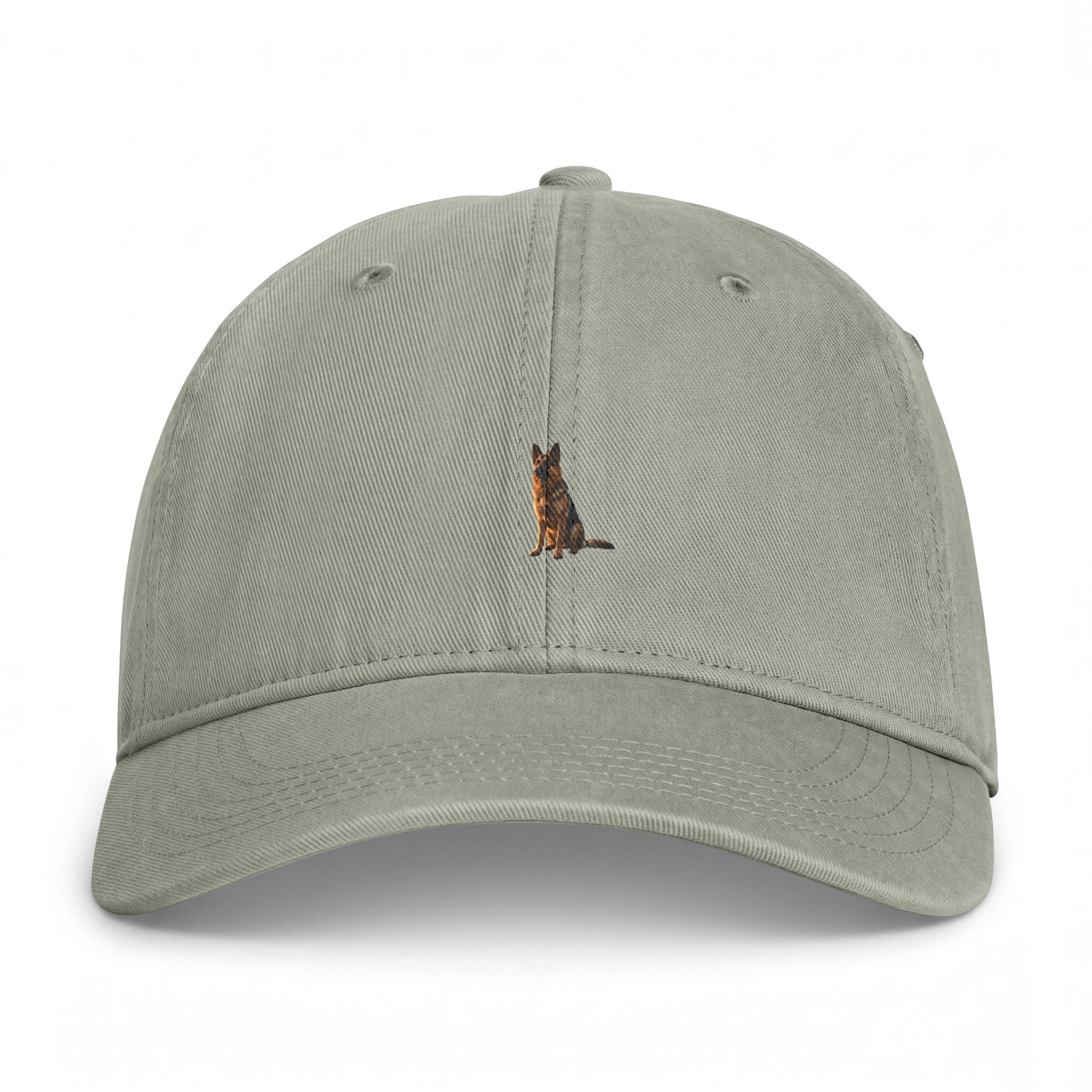 Washed Coastal Cap — Embroidered Seaside Dog Hat