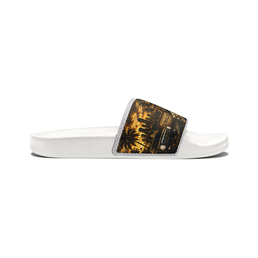 Vintage Theater Poster Sandals | Slide Sandals