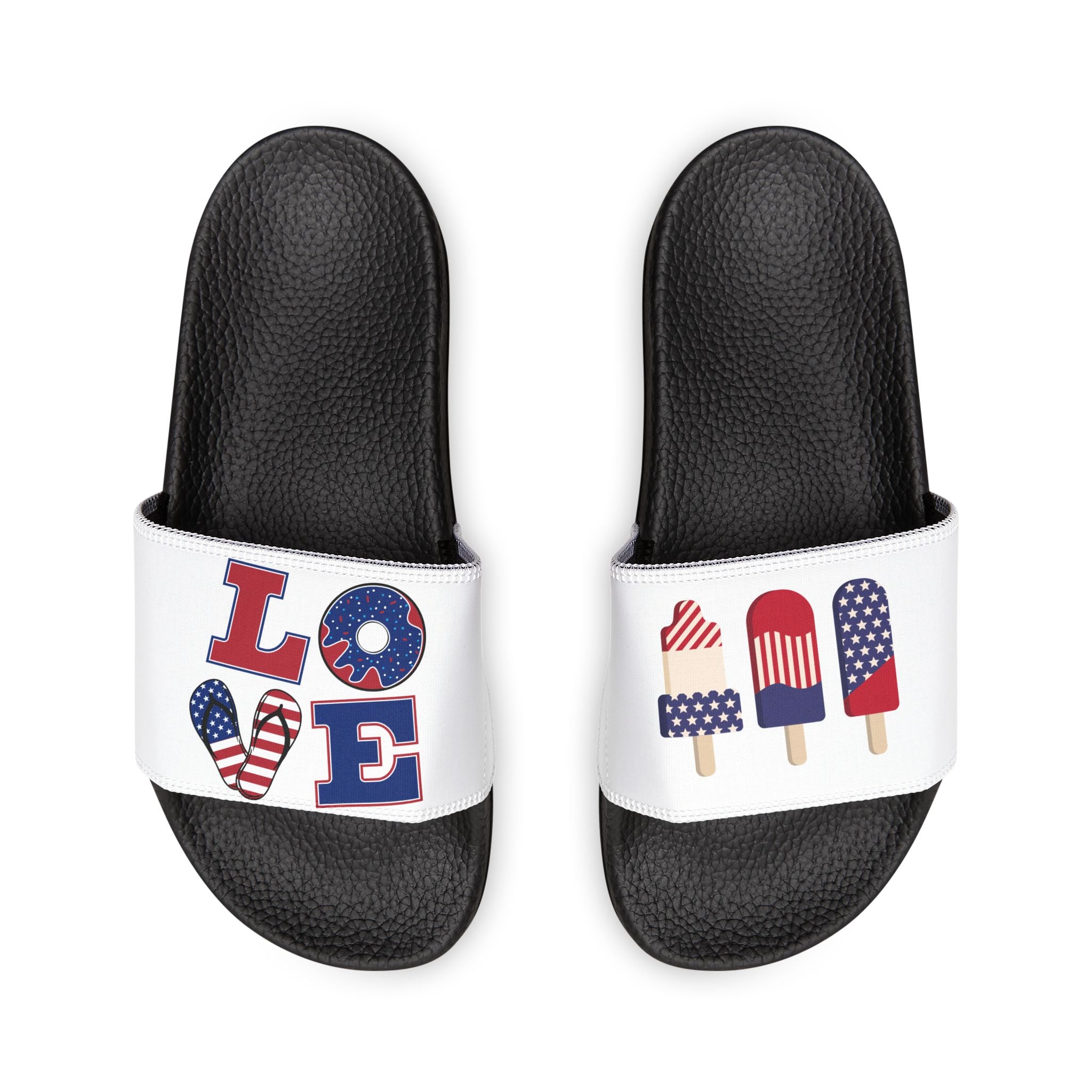 American Flag Popsicle Sandals | Slide