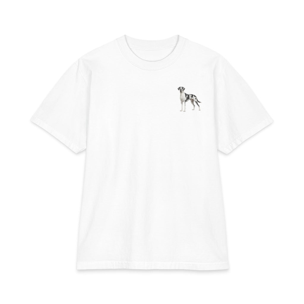 Minimal Greyhound Illustration T-Shirt | Small Chest Dog Graphic