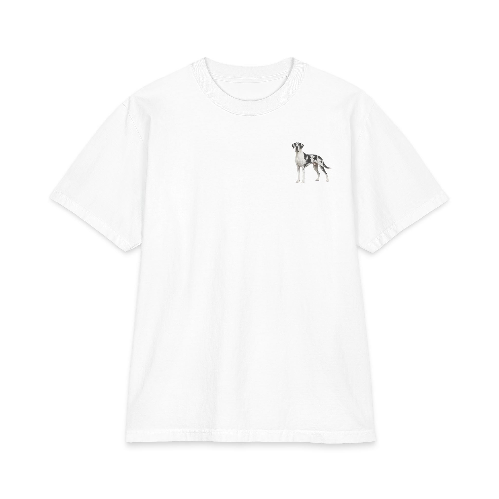 Minimal Greyhound Illustration T-Shirt | Small Chest Dog Graphic