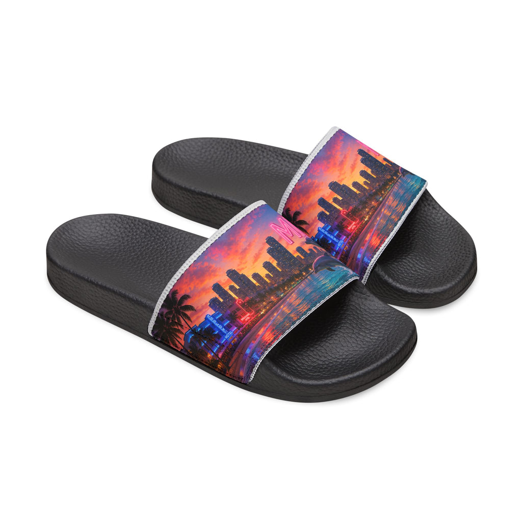Miami Neon Wave Sandals | Slide