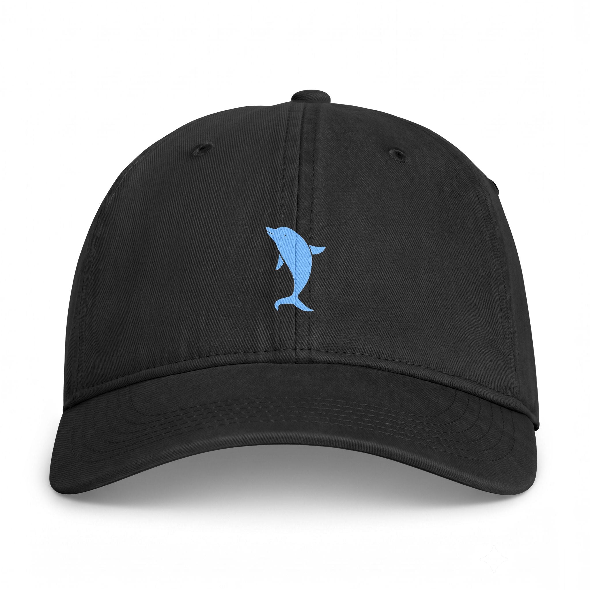 Dolphin Embroidered Dad Hat – Coastal Washed Cap