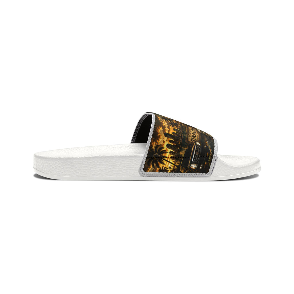 Vintage Theater Poster Sandals | Slide Sandals