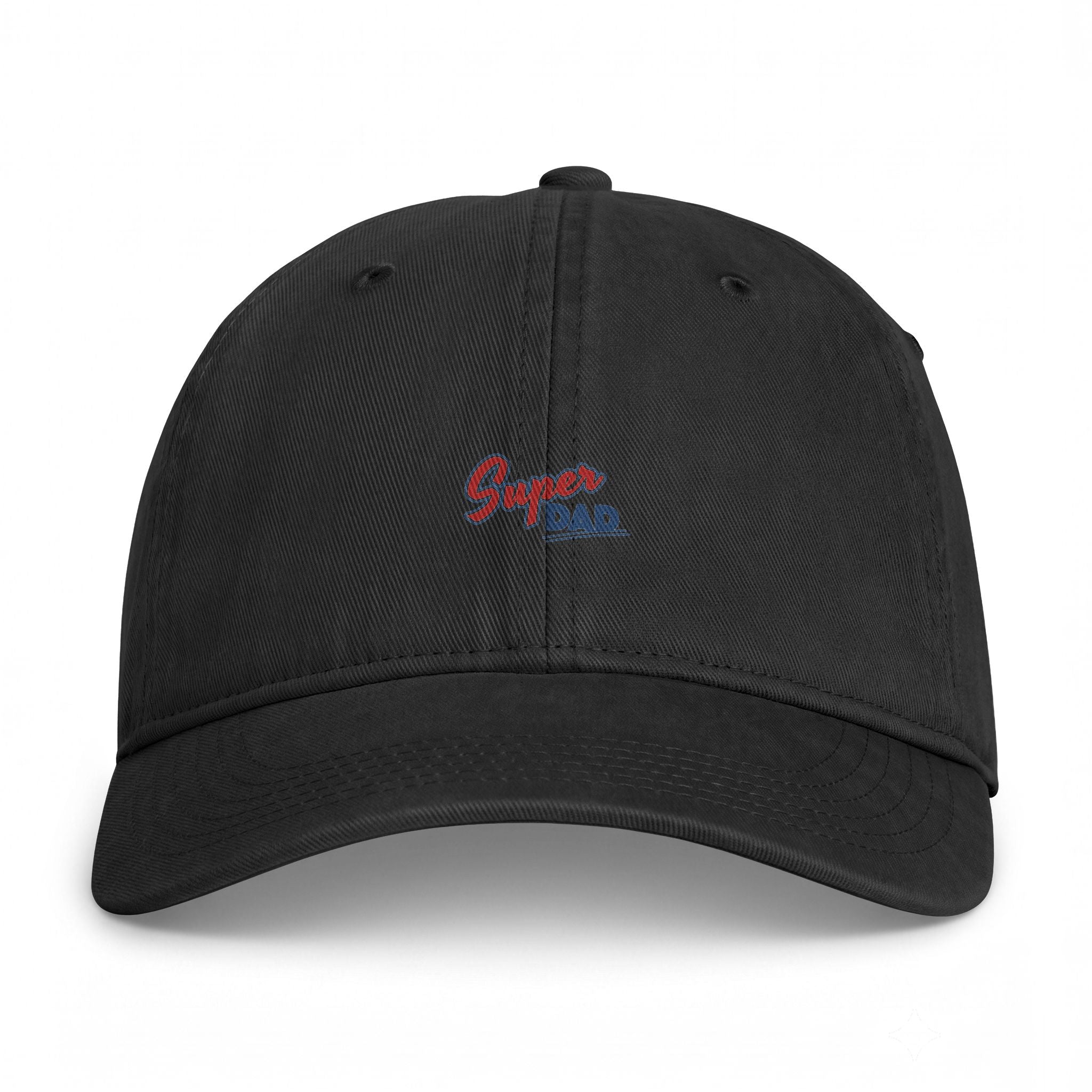 Coastal Washed Cap — "Super Dad" Embroidered Baseball Hat