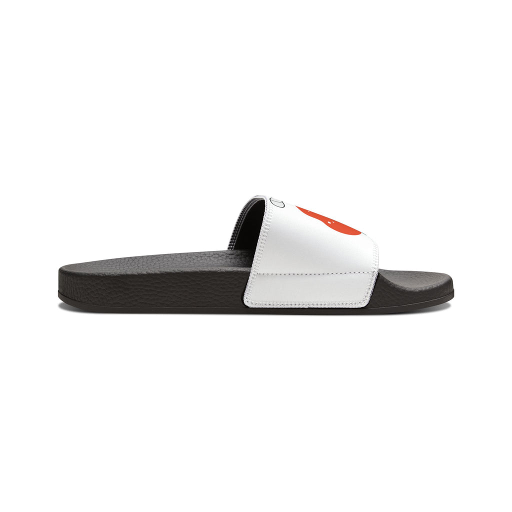 Teal Narwhal Illustration Sandals | Removable Strap Slide