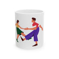 Retro Swing Dancers Mug | Ceramic Coffee Tea Cup