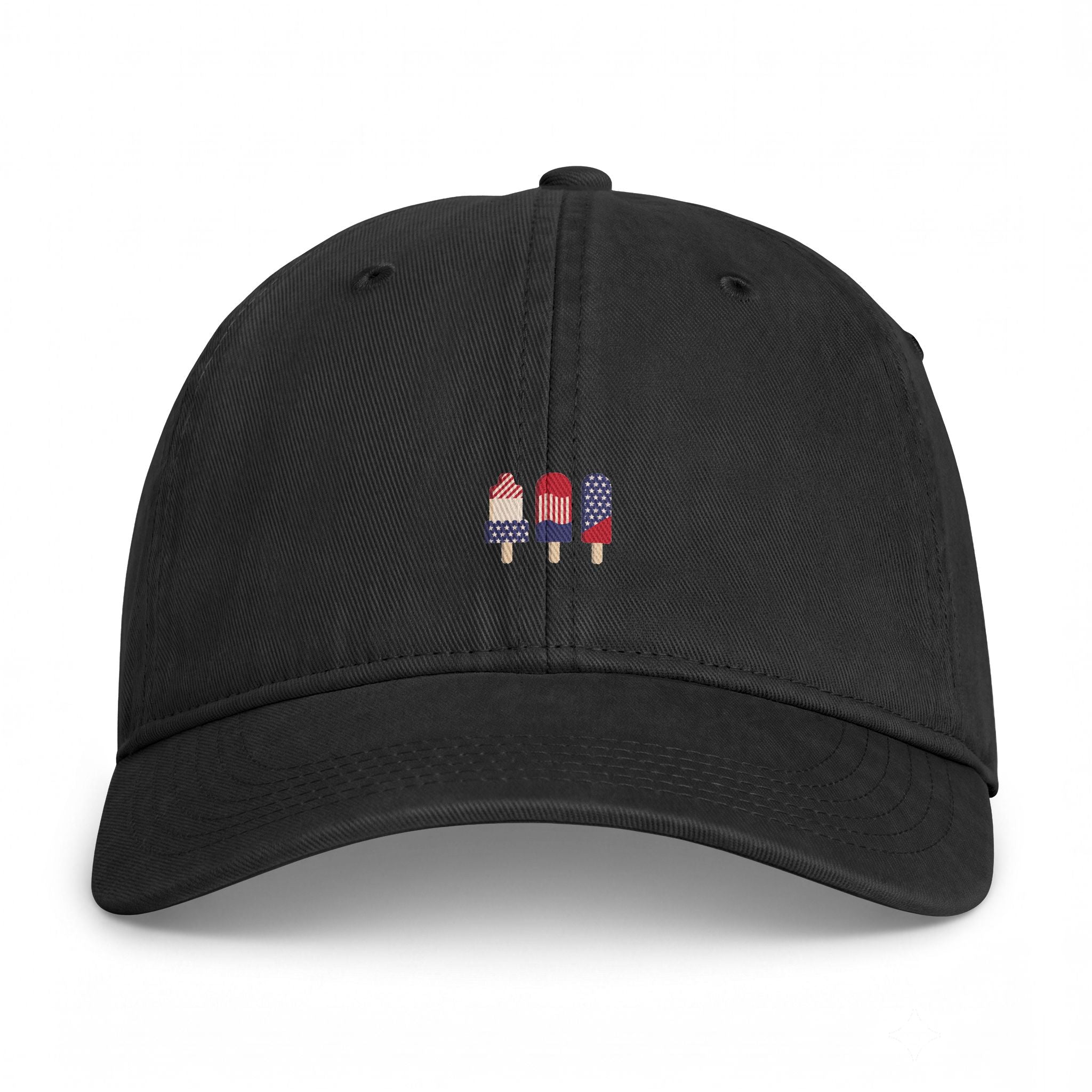 Patriotic Popsicle Dad Hat — Coastal Washed Cap