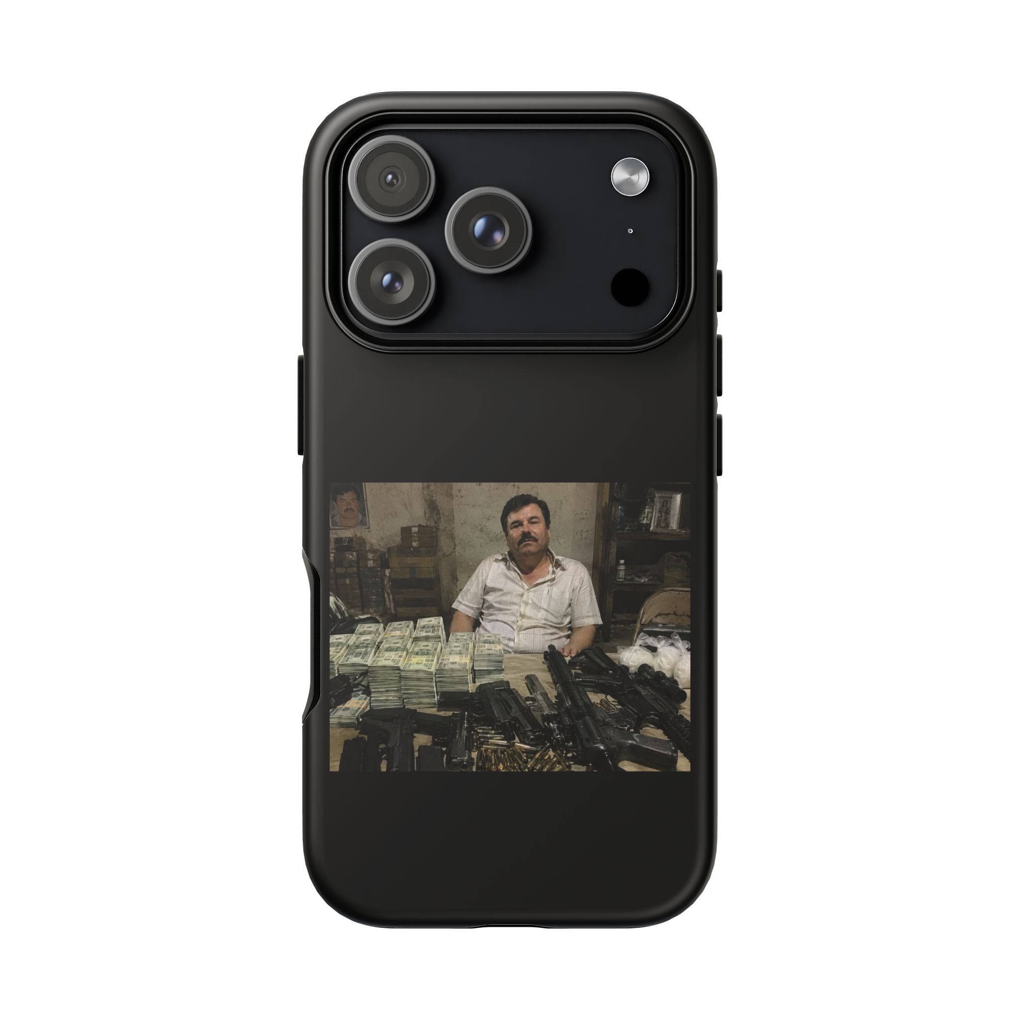Phone Case — Retro Crime Movie Poster Style Design