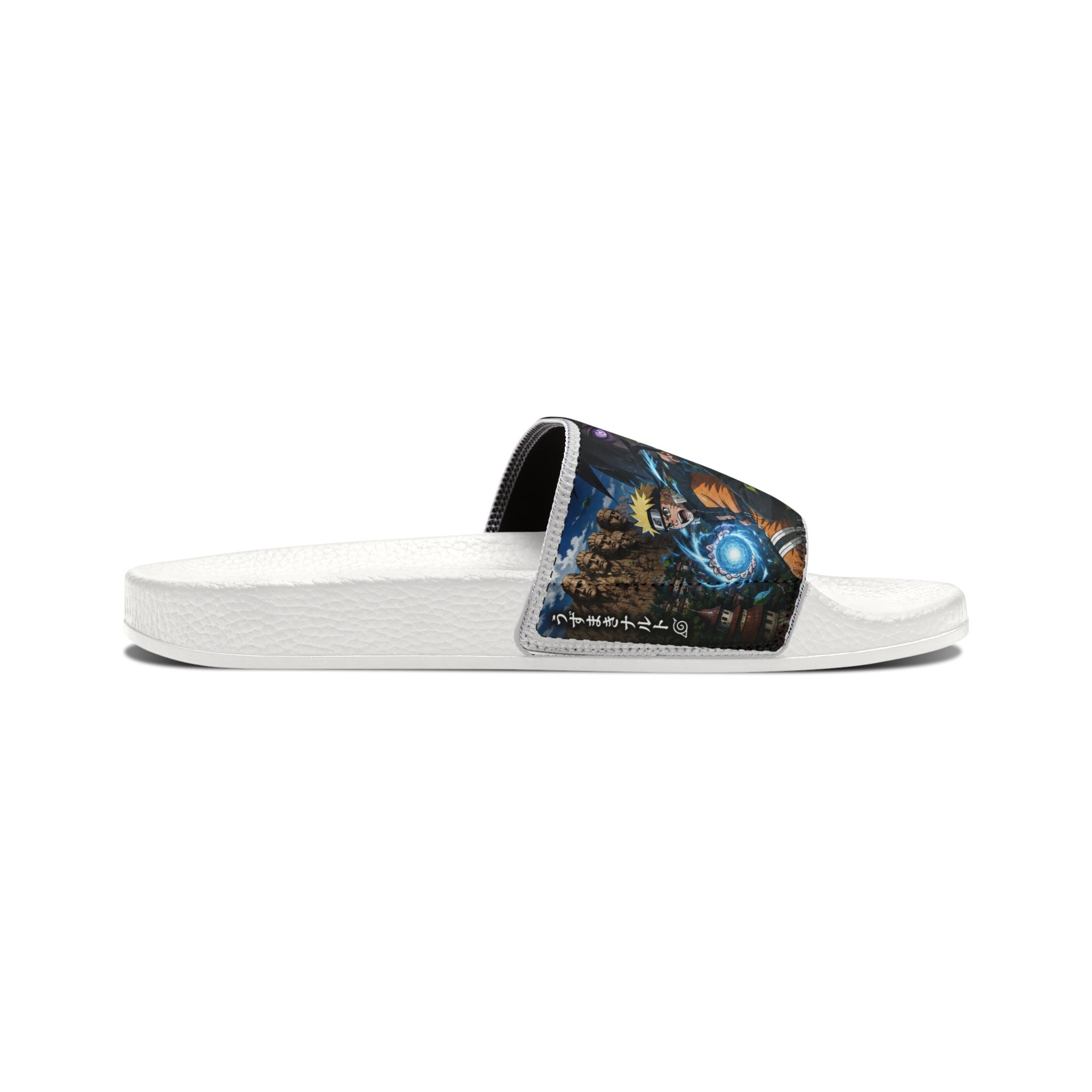 Naruto Character Collage Sandals | Removable Strap Slide