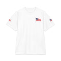 American Flag Tee | T-Shirt, Small Chest & Sleeve Flag Artwork