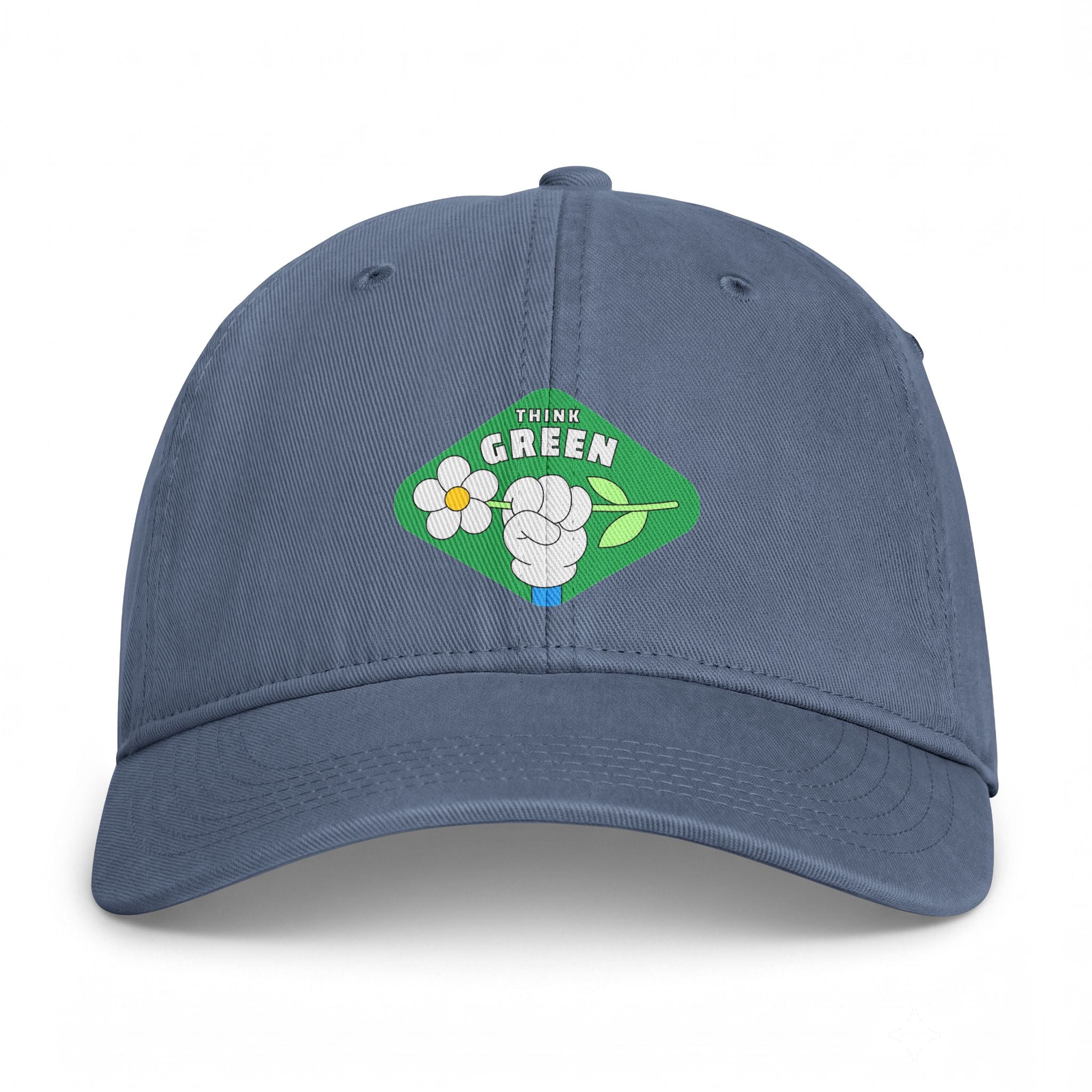 Think Green Floral Patch Cap
