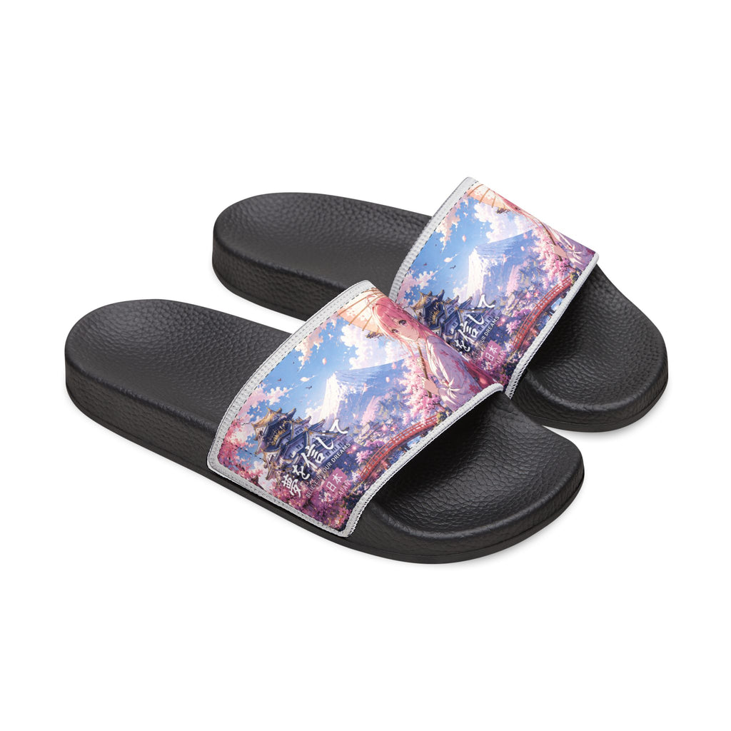 Pink Anime Girl Lanterns Sandals | Slide