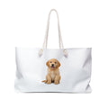 Golden Retriever Puppy Weekender Bag | Cute Dog Travel Tote