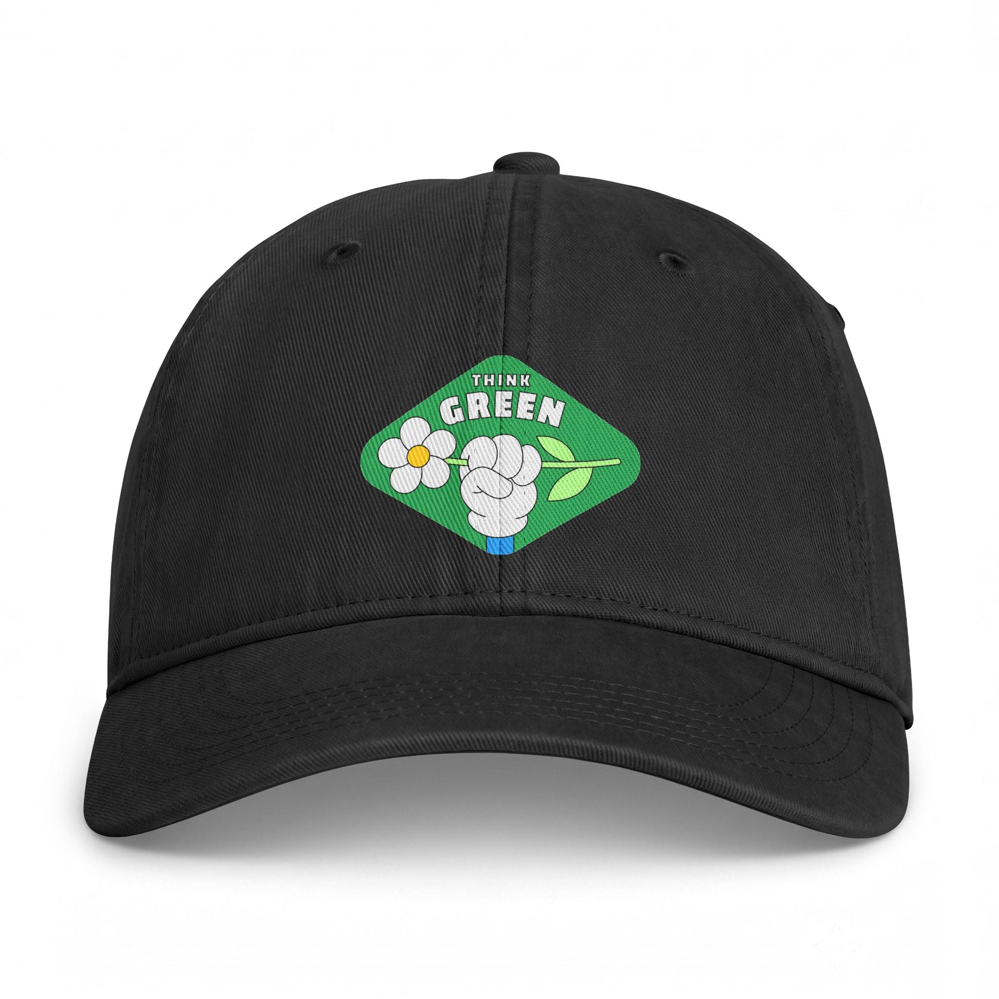 Think Green Floral Patch Cap