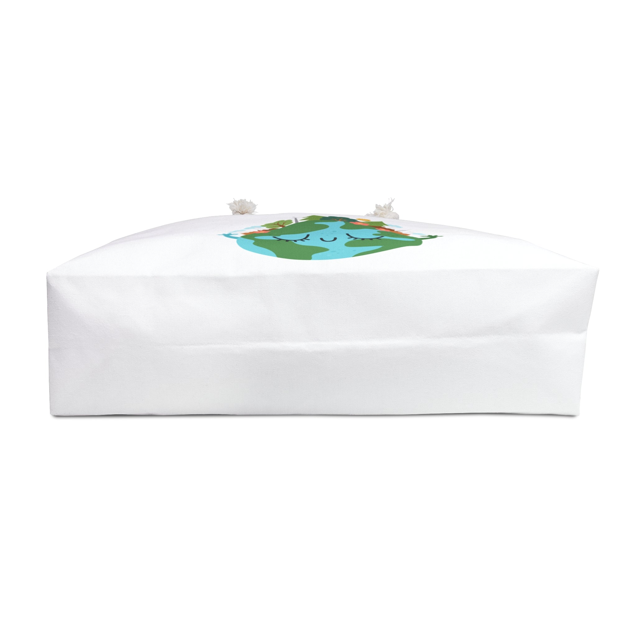 Sleeping Earth with Flowers weekender bag | Eco Nature Illustration