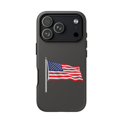 American Flag Tough Phone Case — Patriotic iPhone Protective Cover