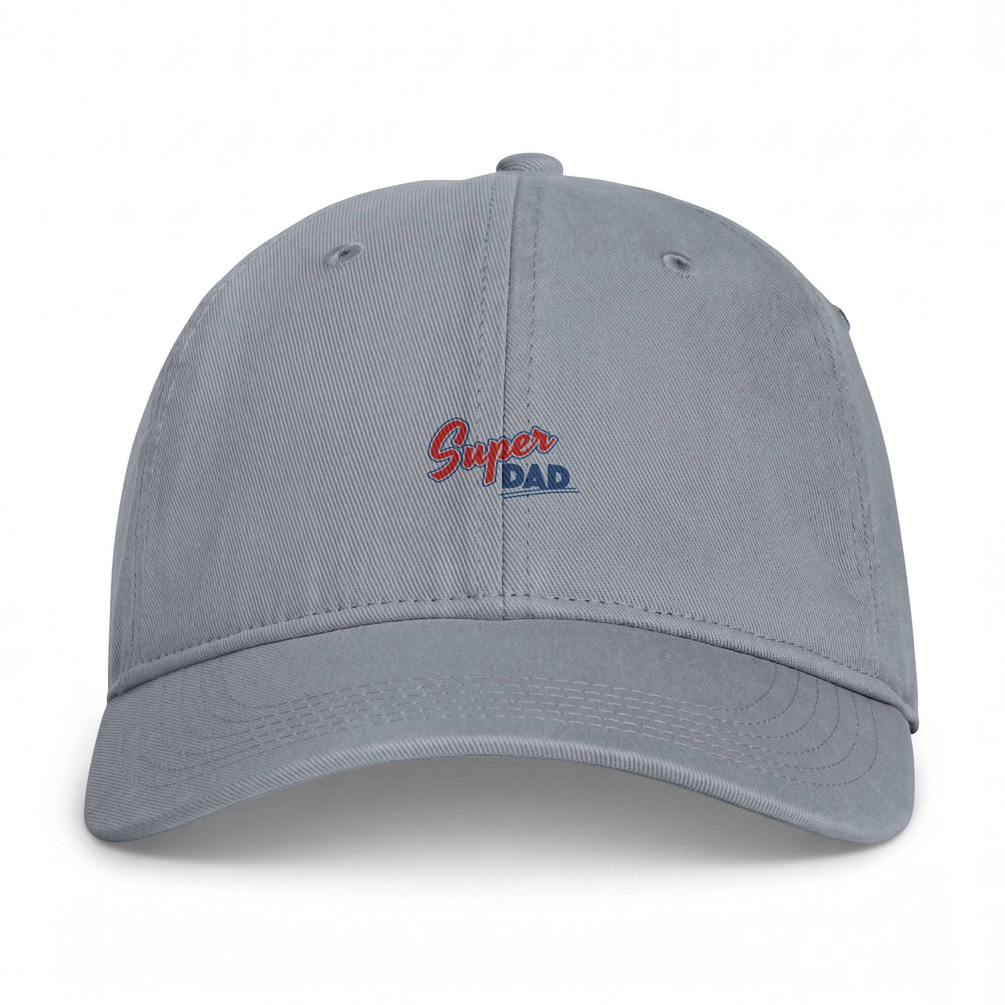 Coastal Washed Cap — "Super Dad" Embroidered Baseball Hat