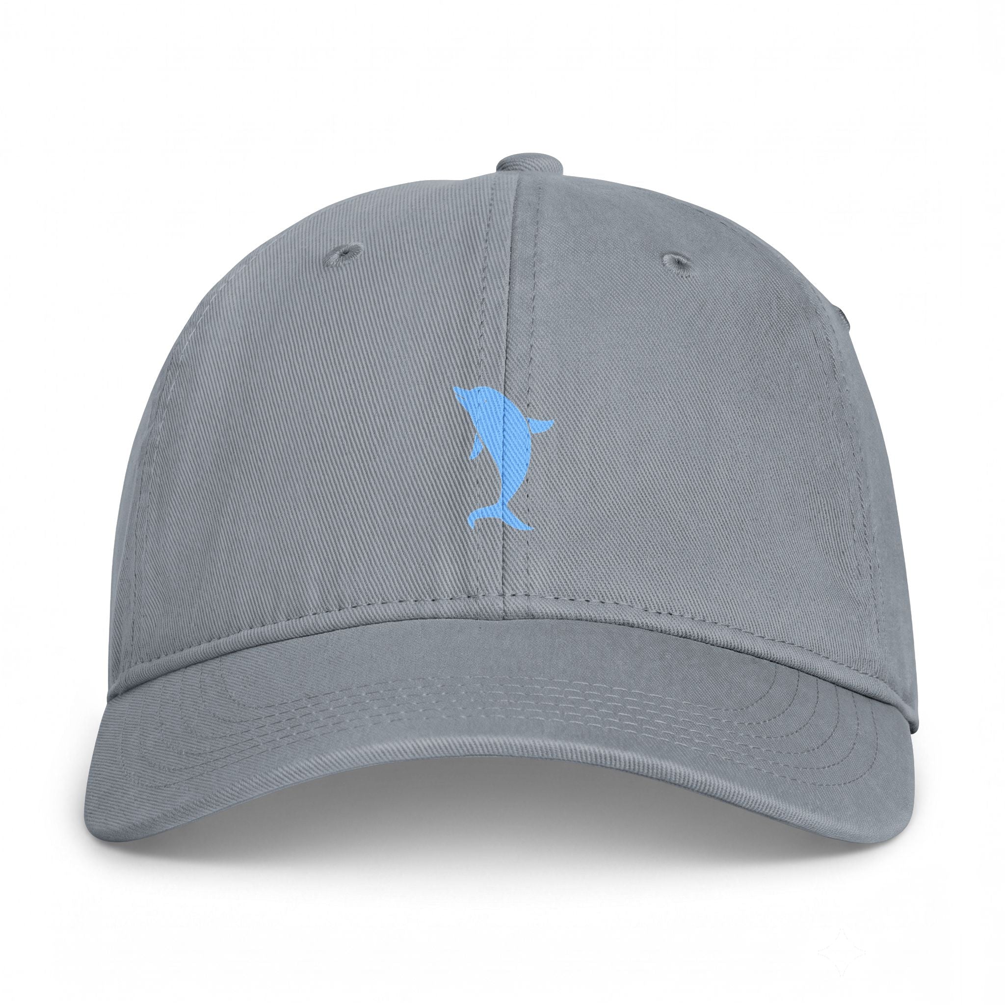 Dolphin Embroidered Dad Hat – Coastal Washed Cap