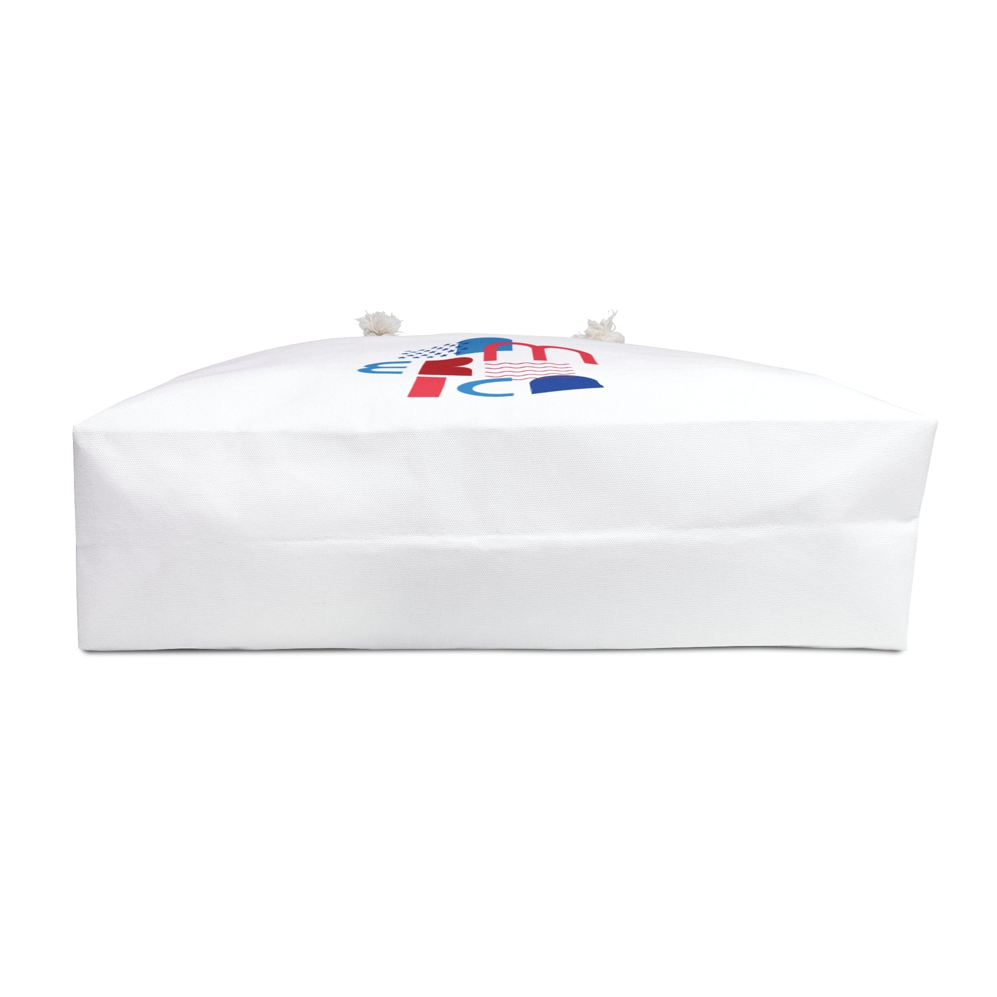 Abstract America Weekender Bag | Red Blue Patriotic Geometric Tote