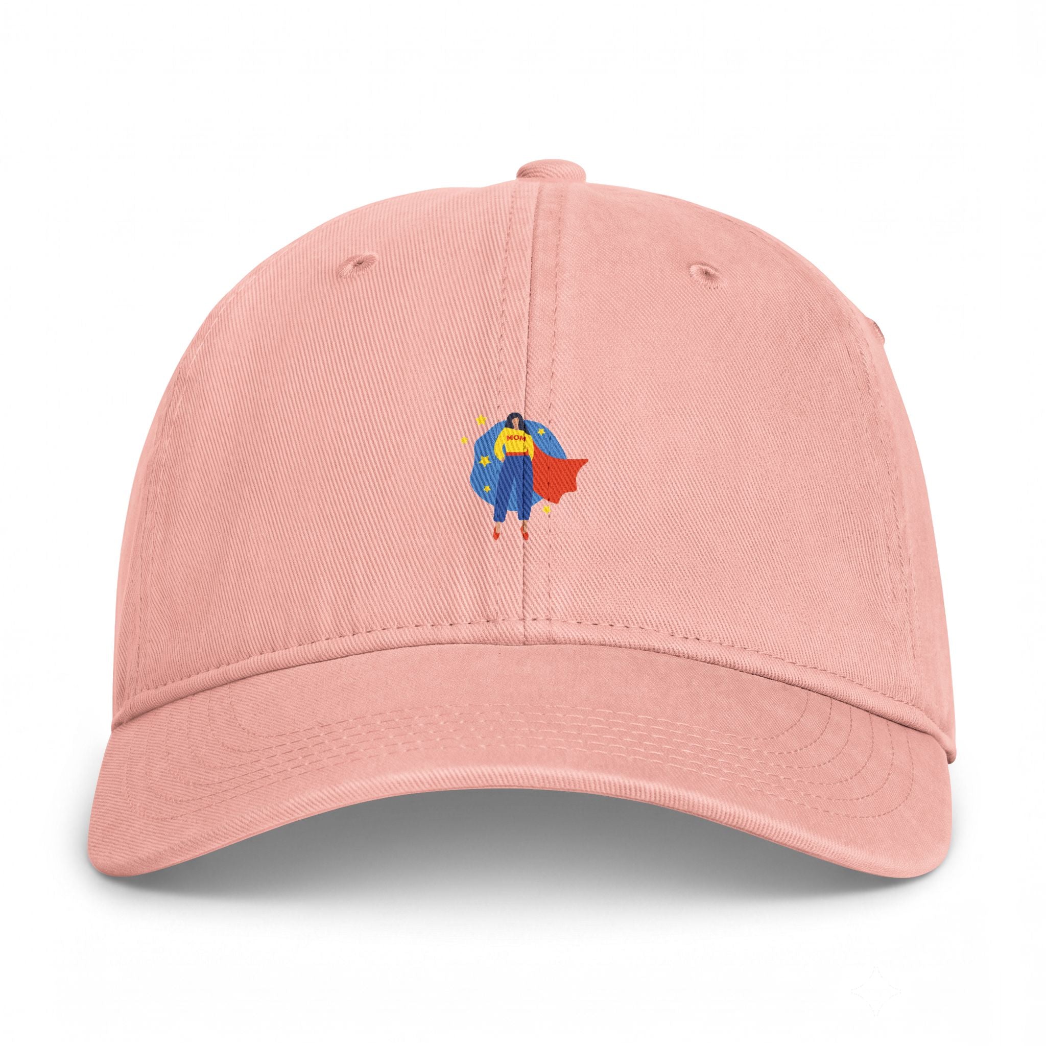 Superhero Coastal Washed Cap — Embroidered Kid-Friendly Cape Design