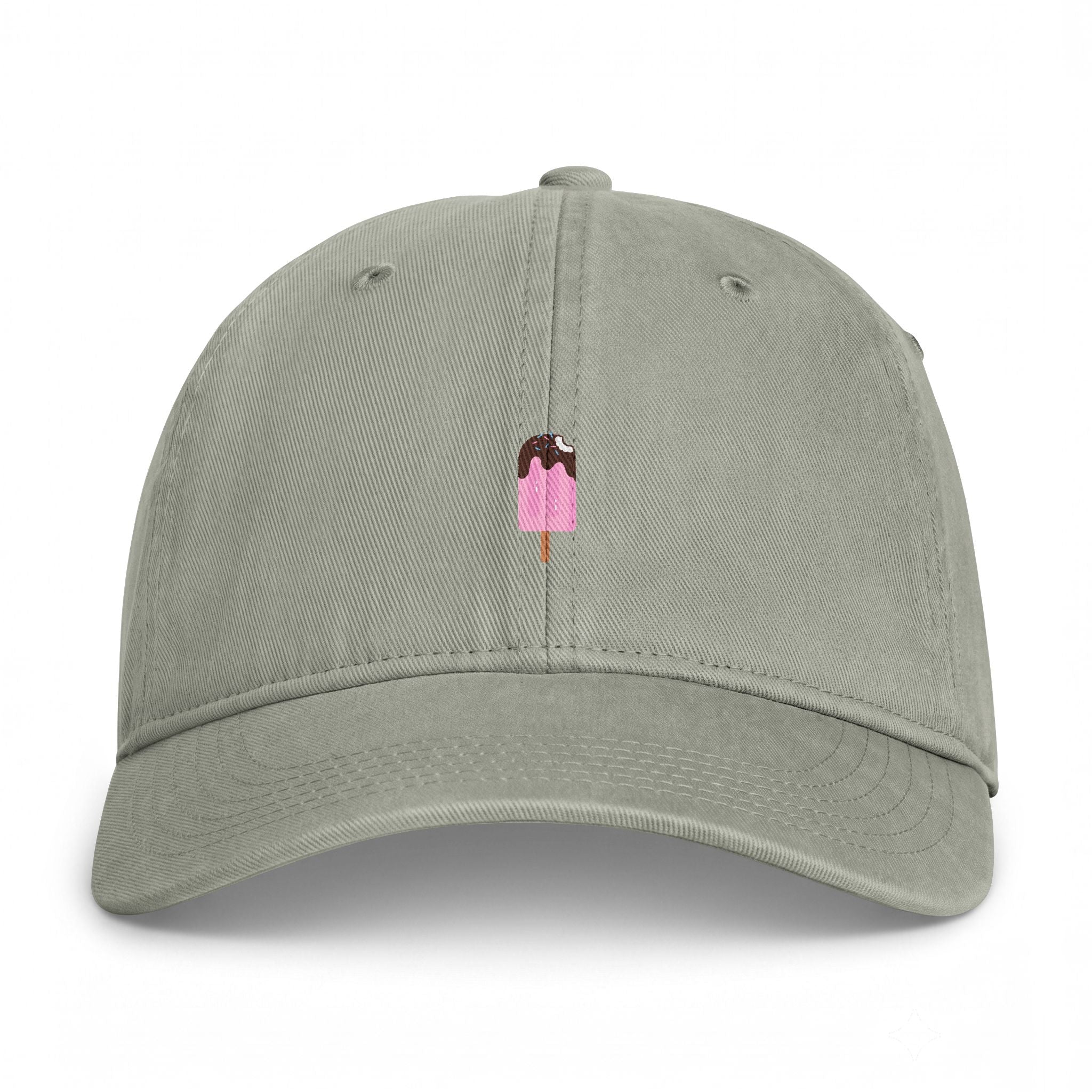 Popsicle Embroidered Cap — Coastal Washed Dad Hat